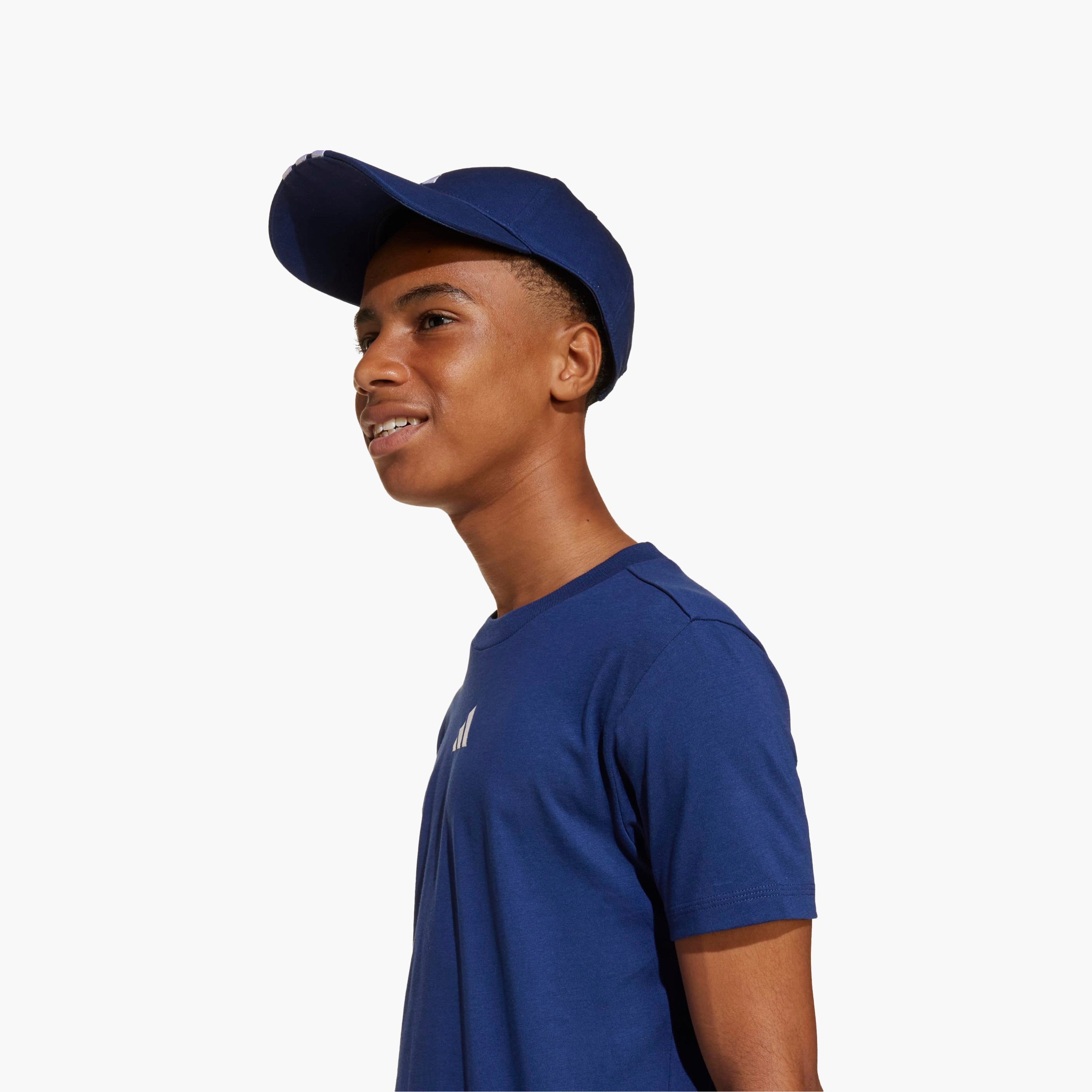adidas Crew Neck Short  Sleeves T-shirt with Logo Print-sports-boys-clothing-tops-image-6