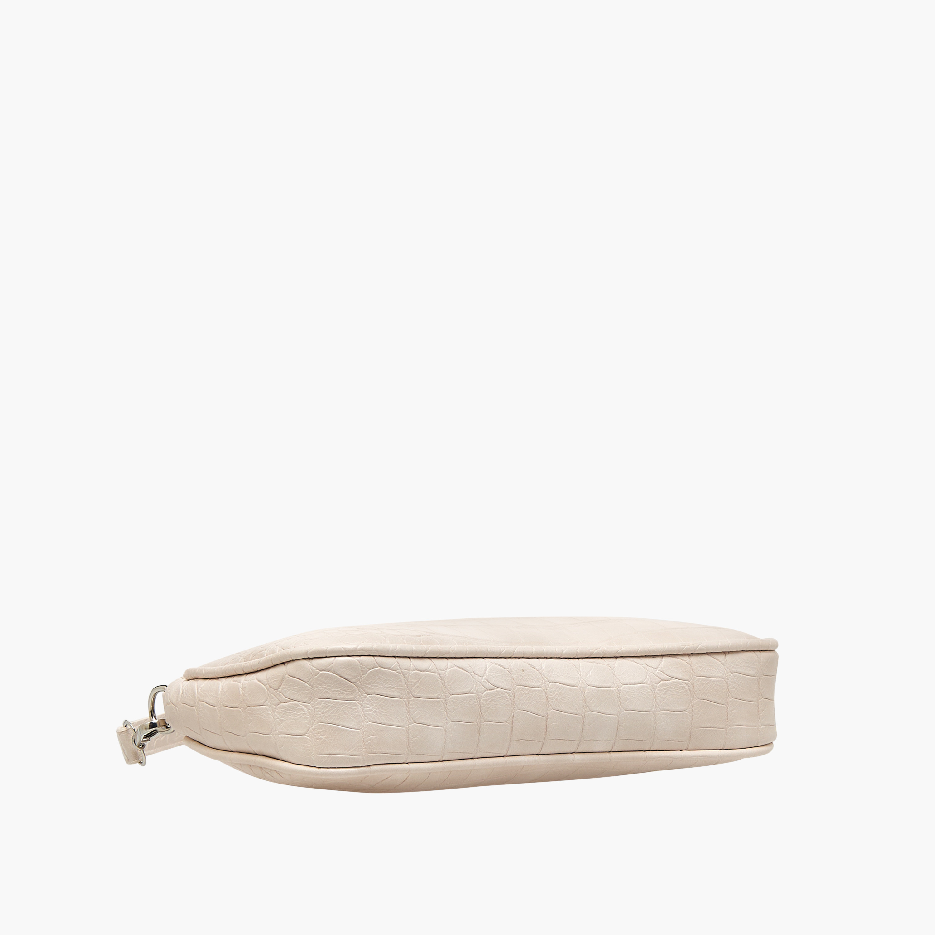 Flora Bella Textured Shoulder Bag with Detachable Strap and Zip Closure-women-bagsandwallets-handbags-image-8