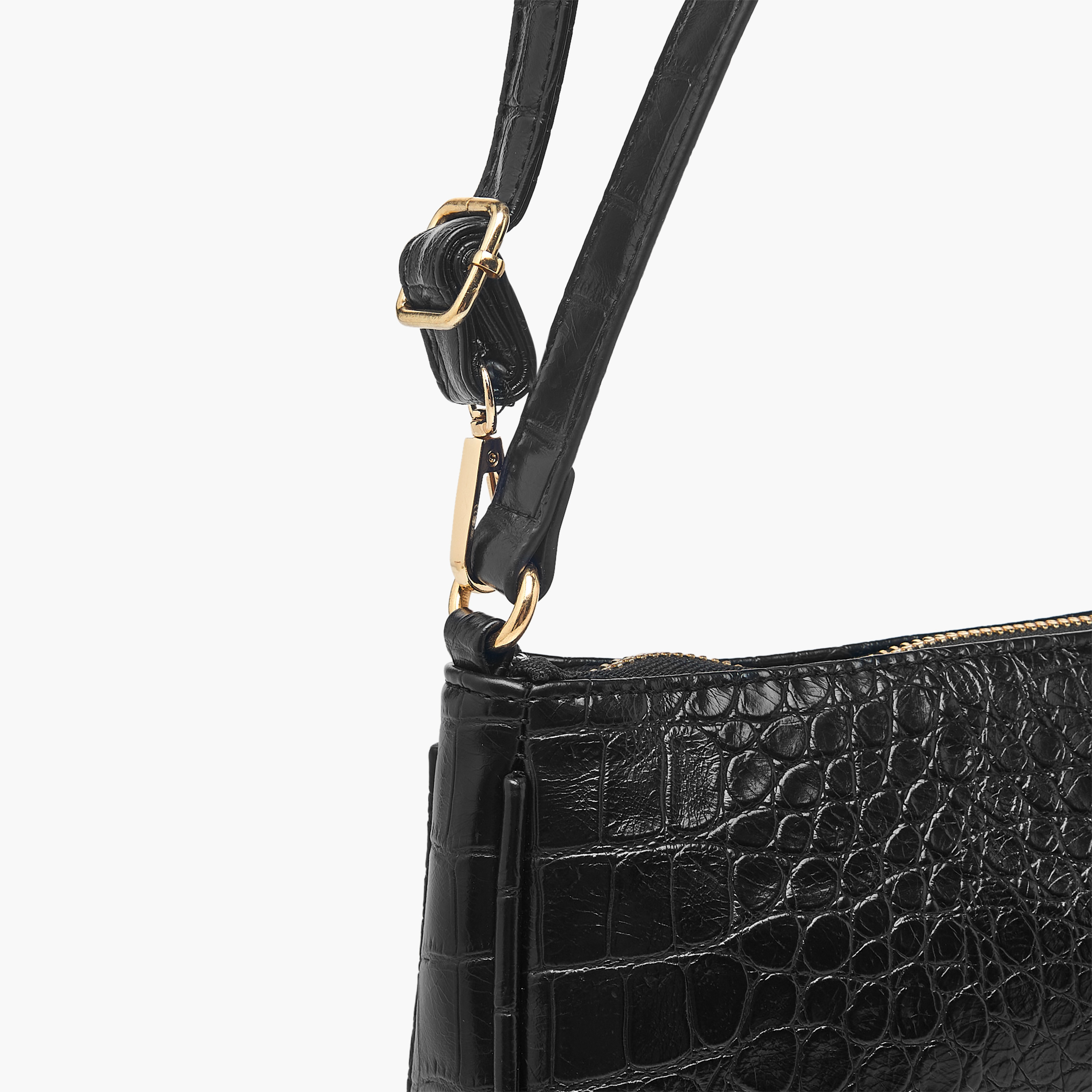 Flora Bella Textured Shoulder Bag with Detachable Strap and Zip Closure-women-bagsandwallets-handbags-image-6