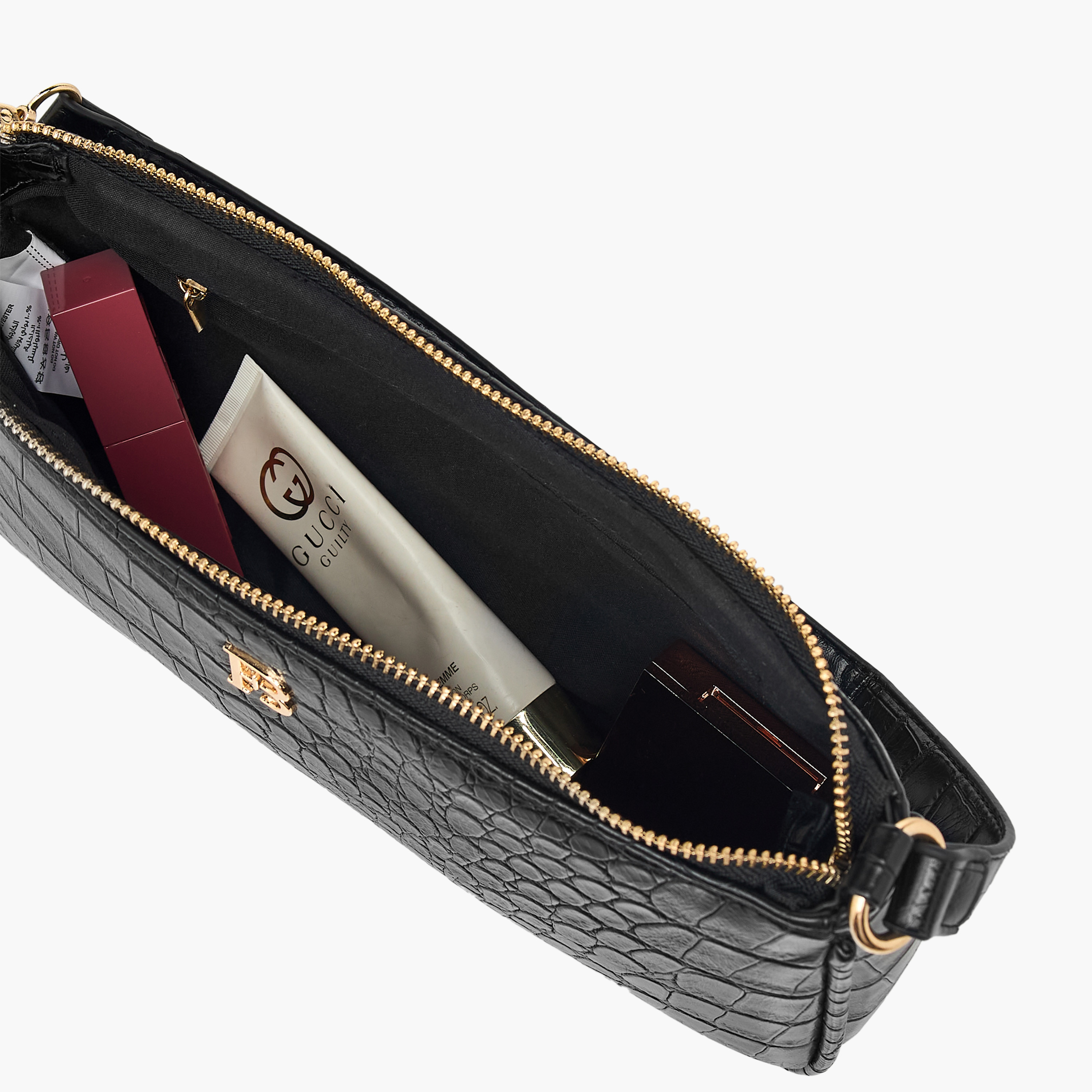 Flora Bella Textured Shoulder Bag with Detachable Strap and Zip Closure-women-bagsandwallets-handbags-image-10