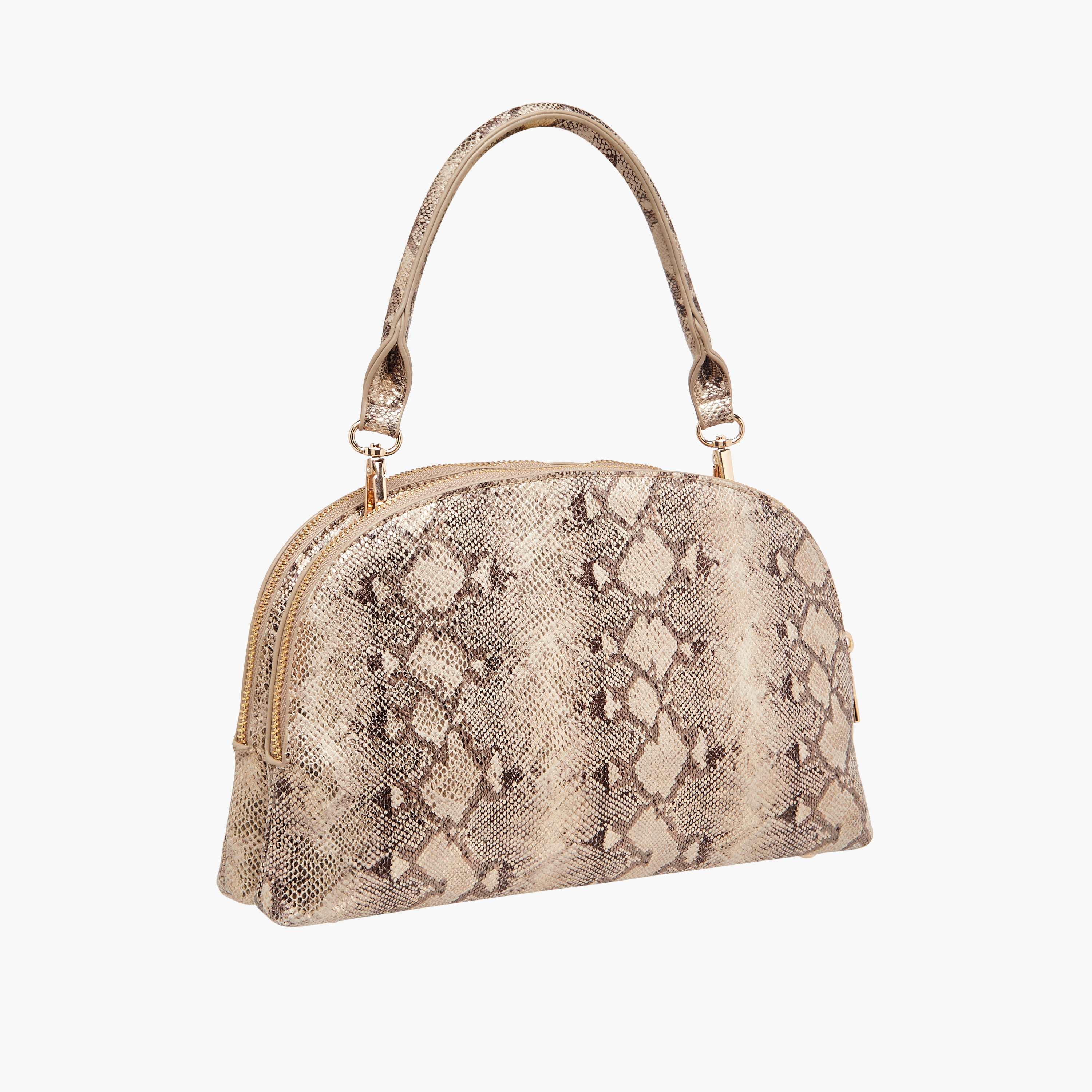 Flora Bella Animal Print Dome Bag with Detachable Strap and Zip Closure-women-bagsandwallets-handbags-image-3