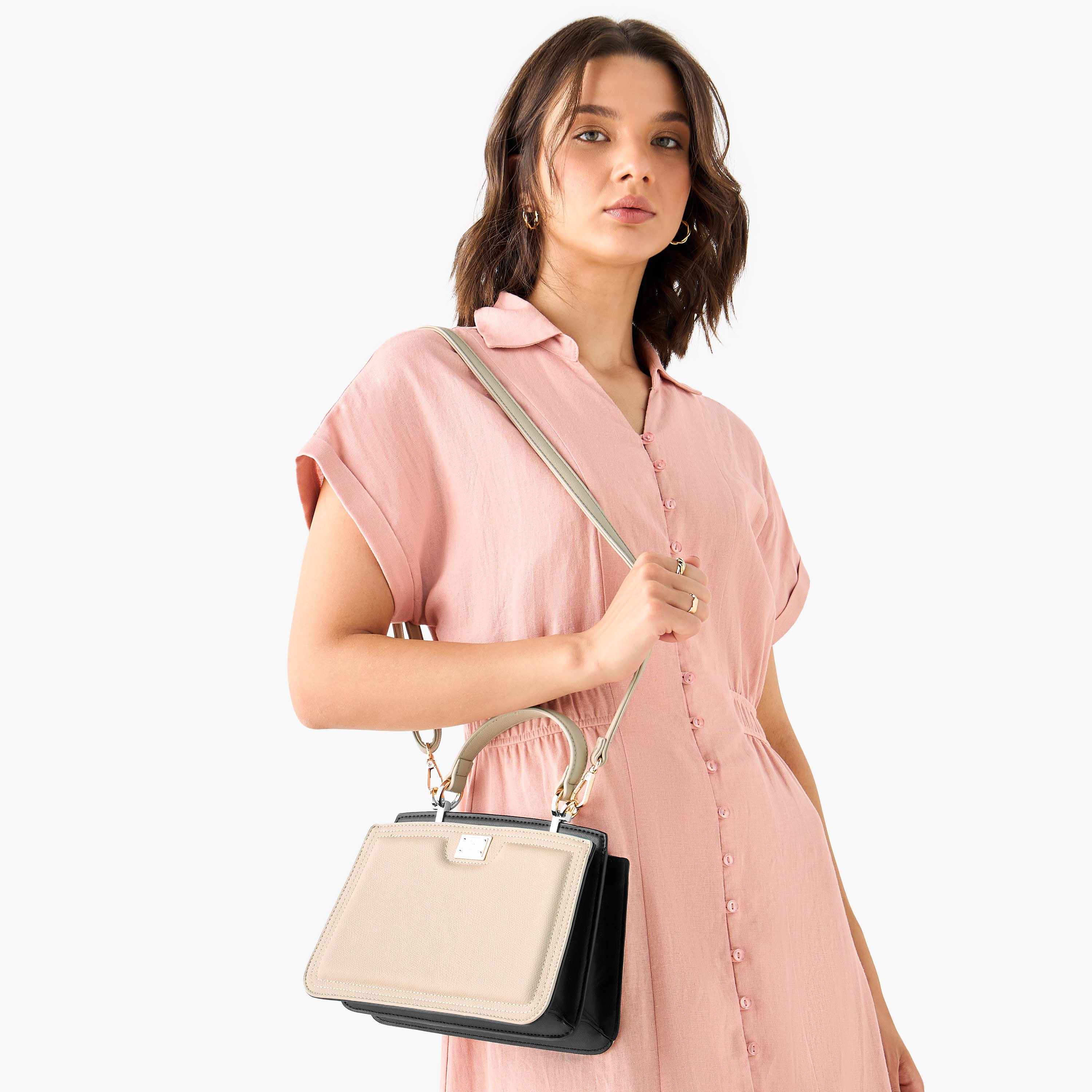 Flora Bella Solid Crossbody Bag with Detachable Shoulder Strap and Top Handle-women-bagsandwallets-handbags-image-3