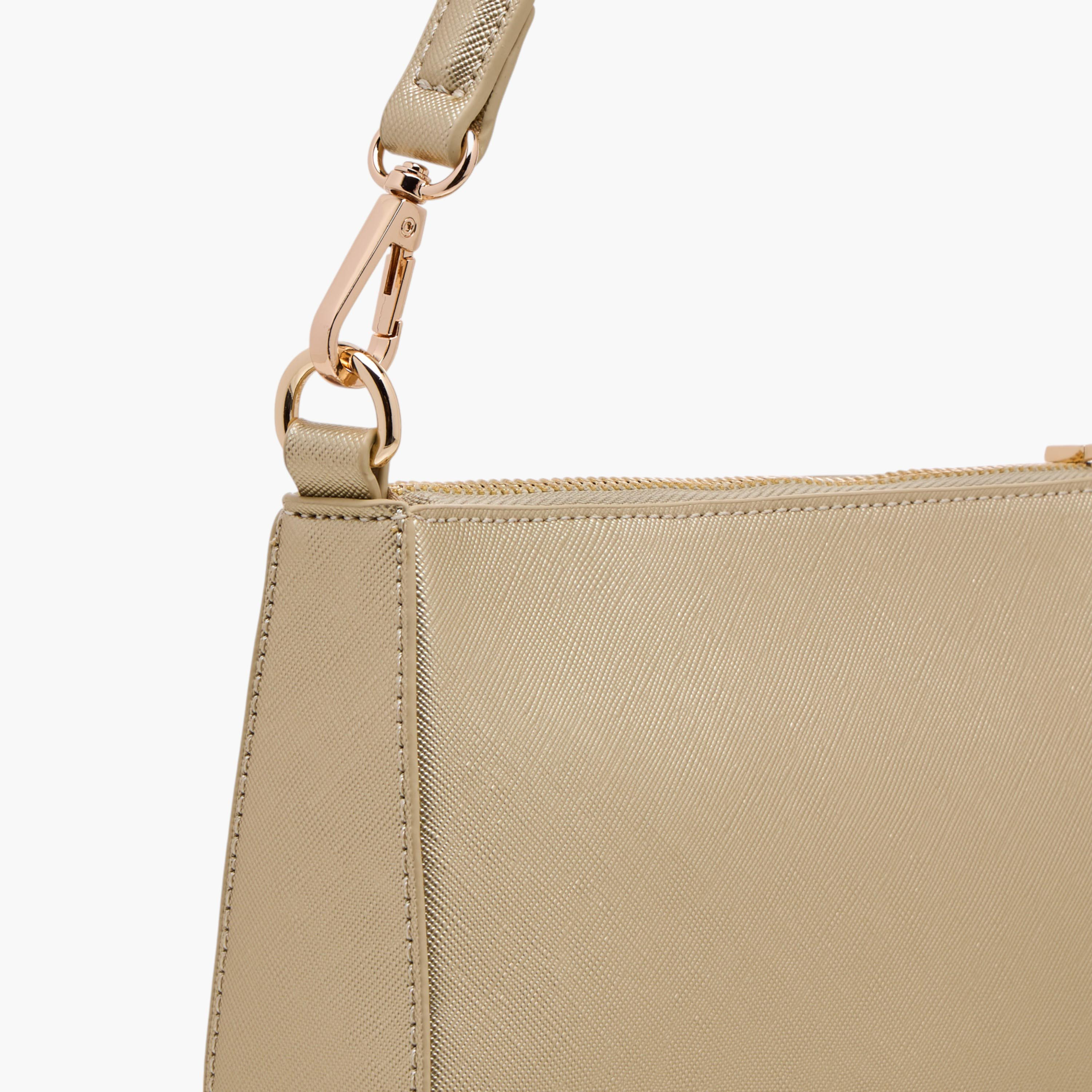 Flora Bella Textured Shoulder Bag with Detachable Strap and Zip Closure-women-bagsandwallets-handbags-image-5