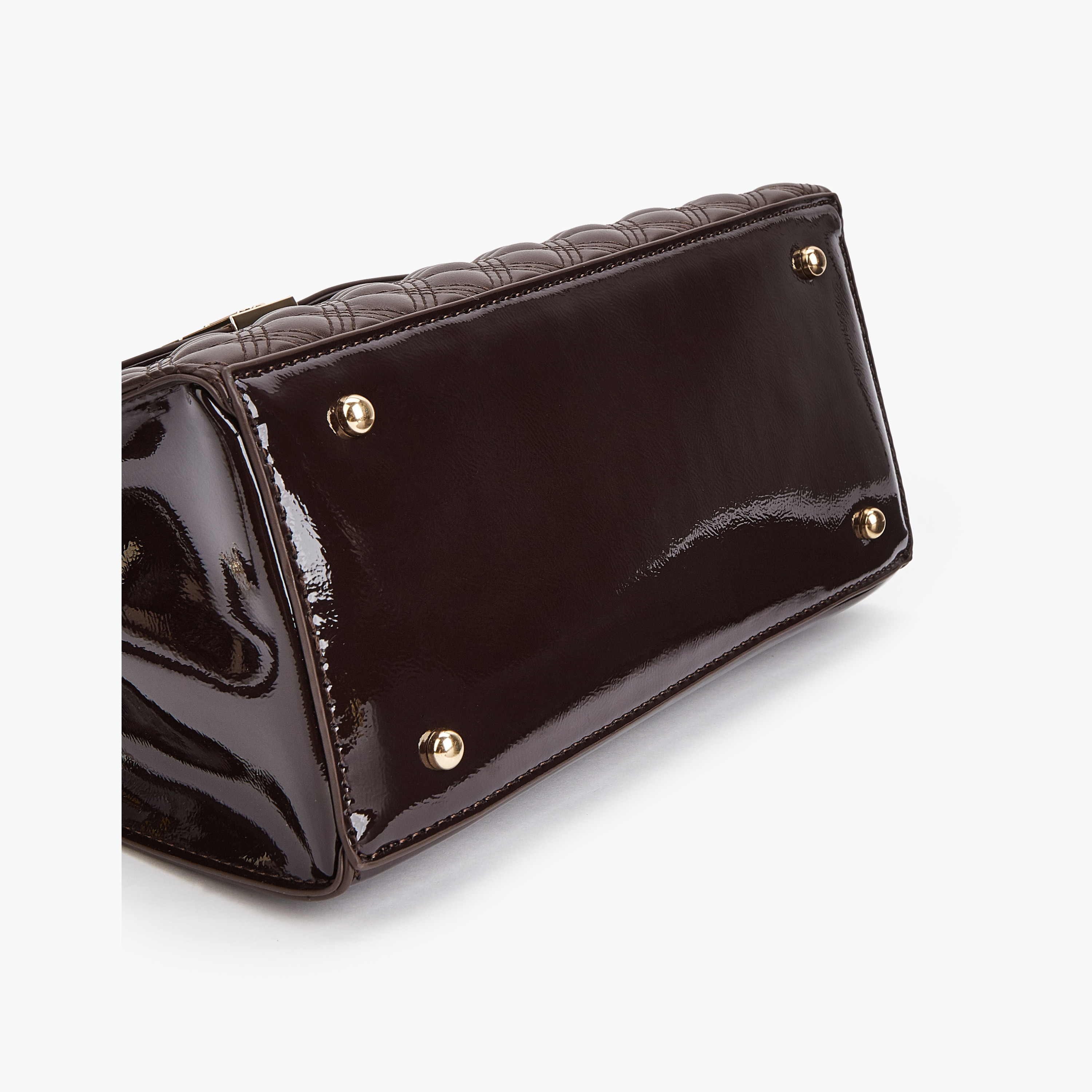 Flora Bella Quilted Tote Bag with Detachable Strap and Zip Closure-women-bagsandwallets-handbags-image-7