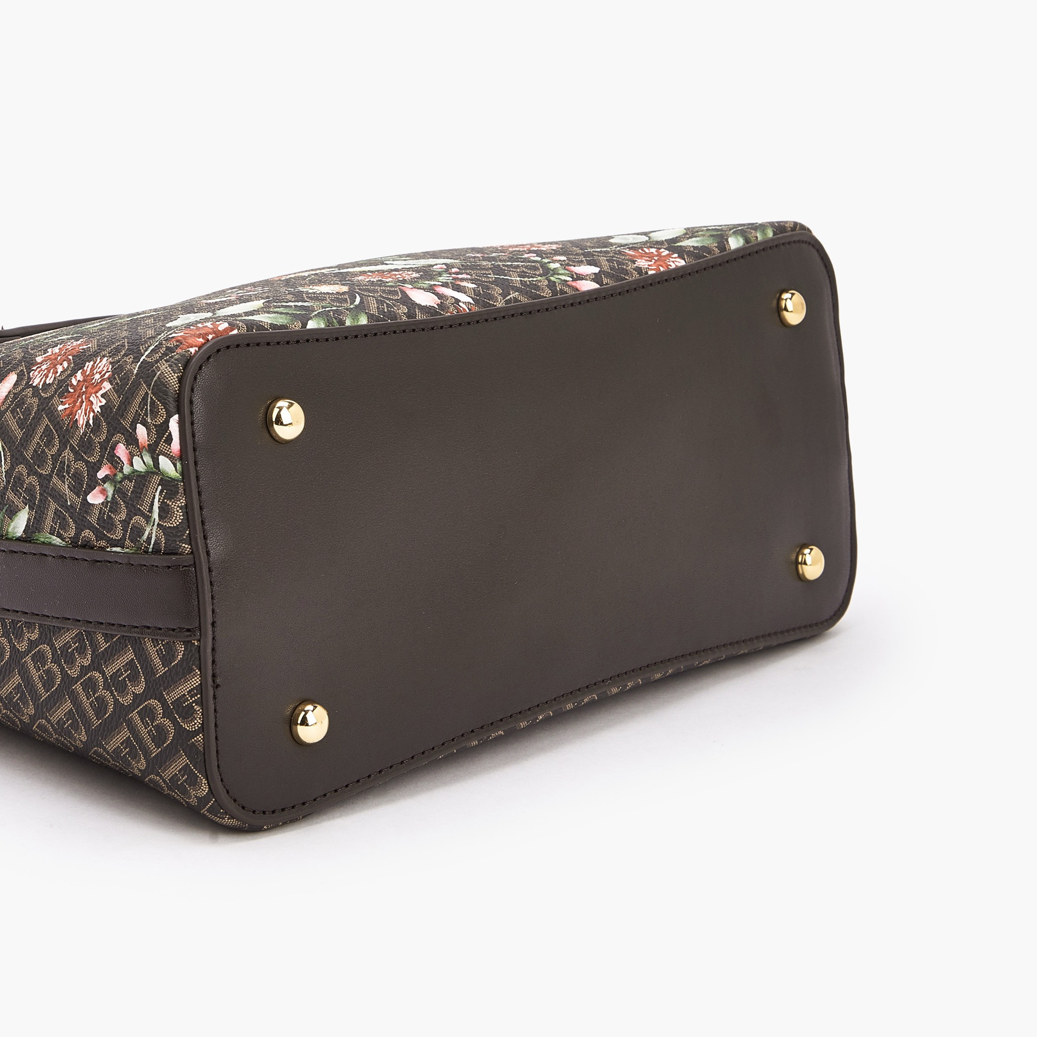 شنطة كتف بطبعات مونوجرام مع حزام قابل للتعديل للنساء من فلورا بيلا-women-bagsandwallets-handbags-image-7