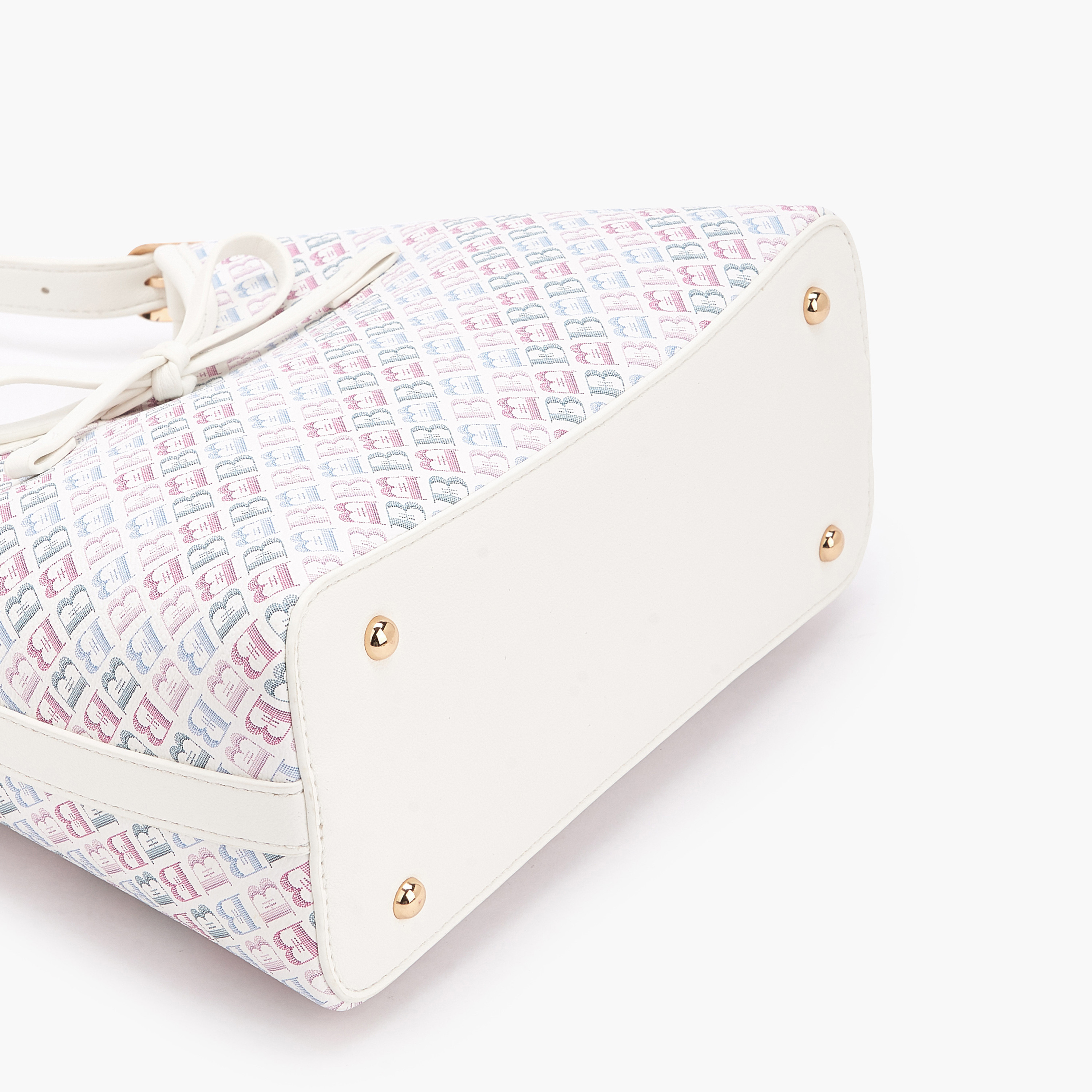 شنطة كتف بطبعات مونوجرام مع حزام قابل للتعديل للنساء من فلورا بيلا-women-bagsandwallets-handbags-image-7