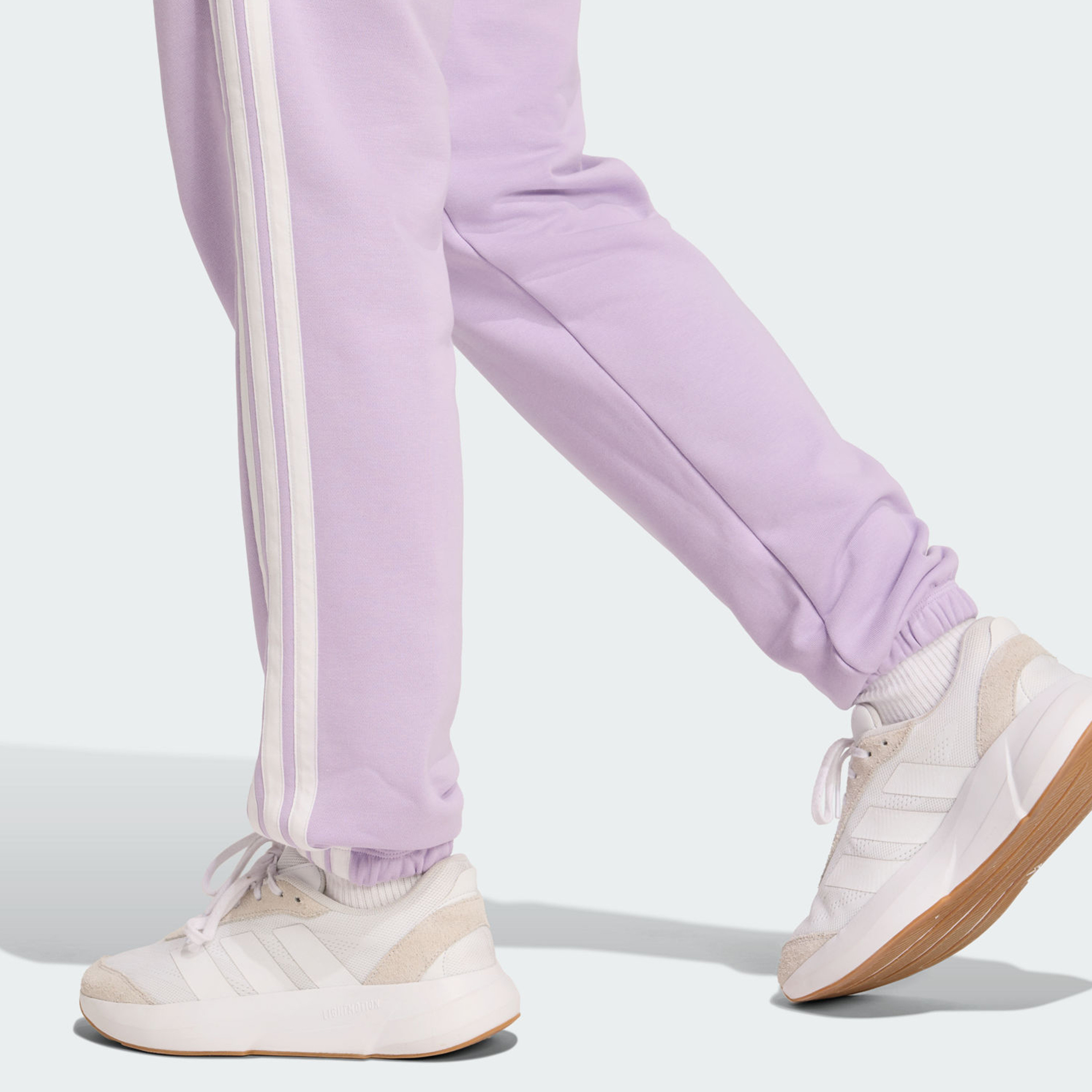 adidas Women's Essentials 3-Stripes French Terry Cuffed Joggers | OE-women-clothing-bottoms-joggers-image-17