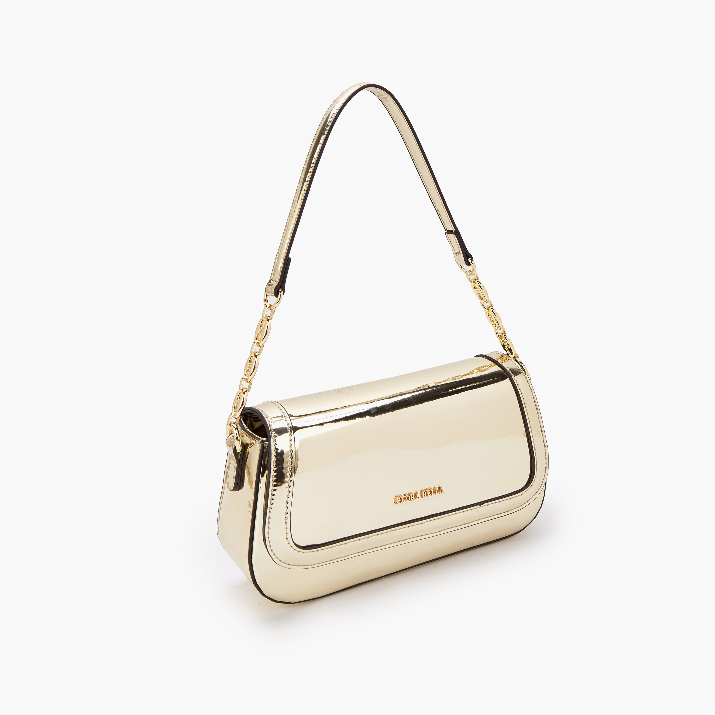 شنطة كتف ميتاليك بطية إغلاق من فلورا بيلا-women-bagsandwallets-handbags-image-2