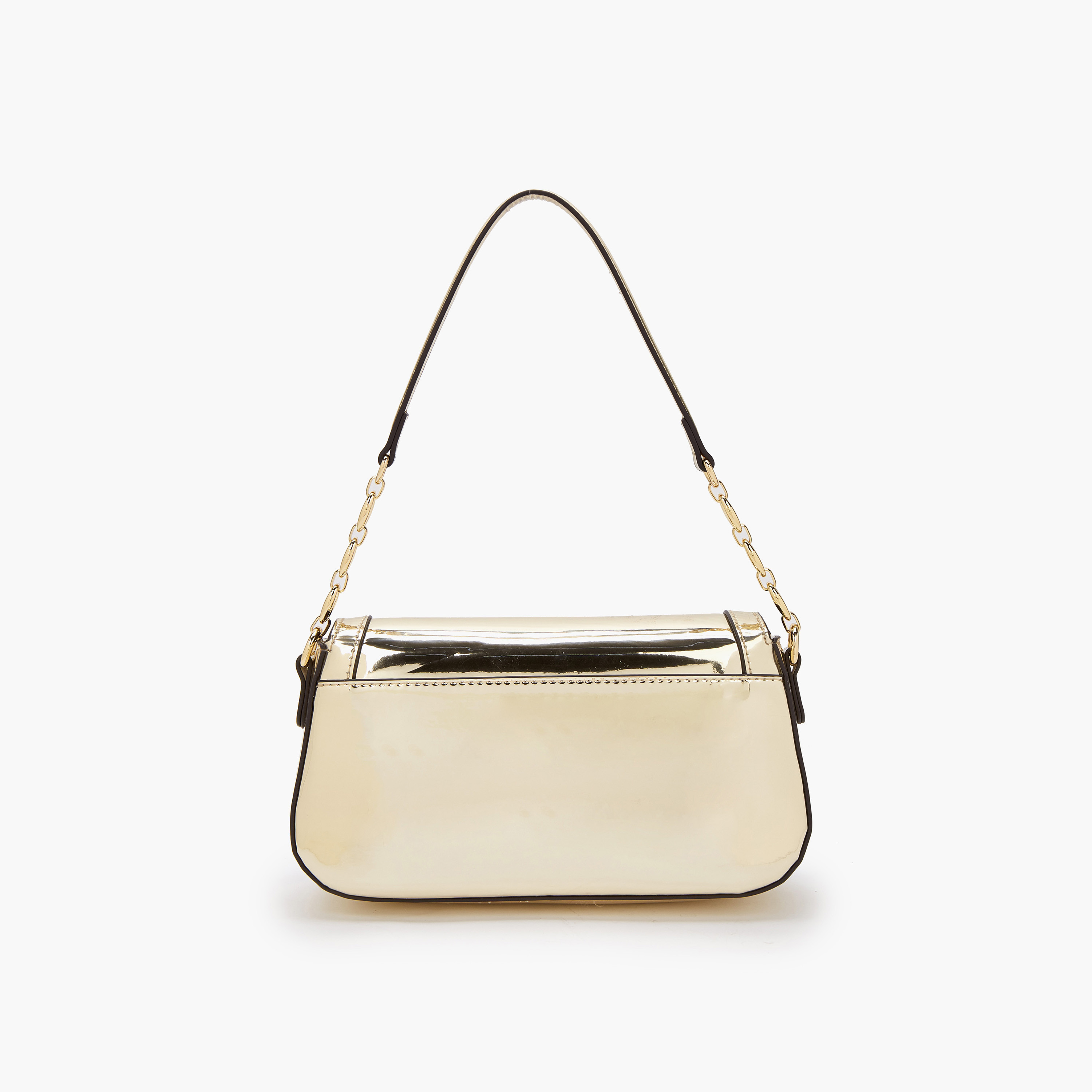 شنطة كتف ميتاليك بطية إغلاق من فلورا بيلا-women-bagsandwallets-handbags-image-4