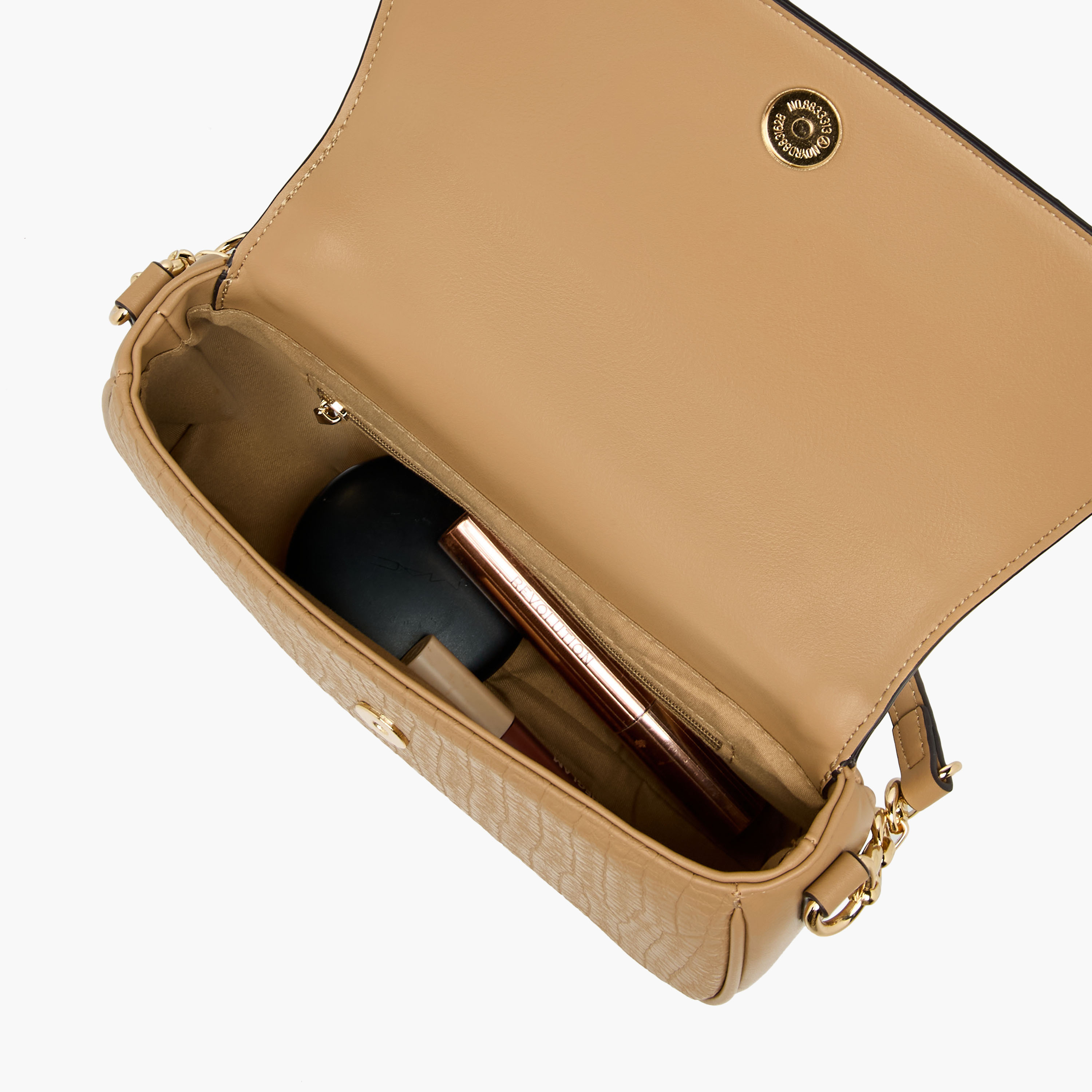 شنطة كروس بودي سادة بزر إغلاق من فلورا بيلا-women-bagsandwallets-handbags-image-1