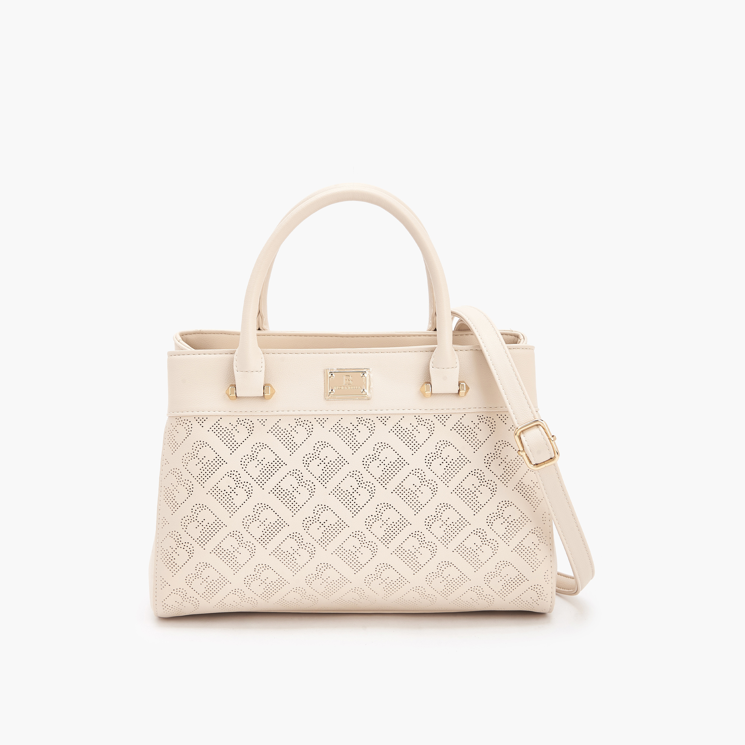 شنطة توتي مفرّغة بالليزر مع حزام قابل للفصل من فلورا بيلا-women-bagsandwallets-handbags-image-1