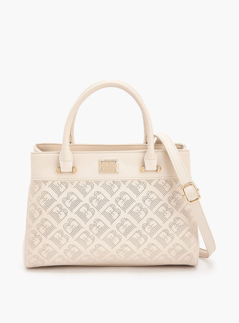 شنطة توتي مفرّغة بالليزر مع حزام قابل للفصل من فلورا بيلا-women-bagsandwallets-handbags-image-1