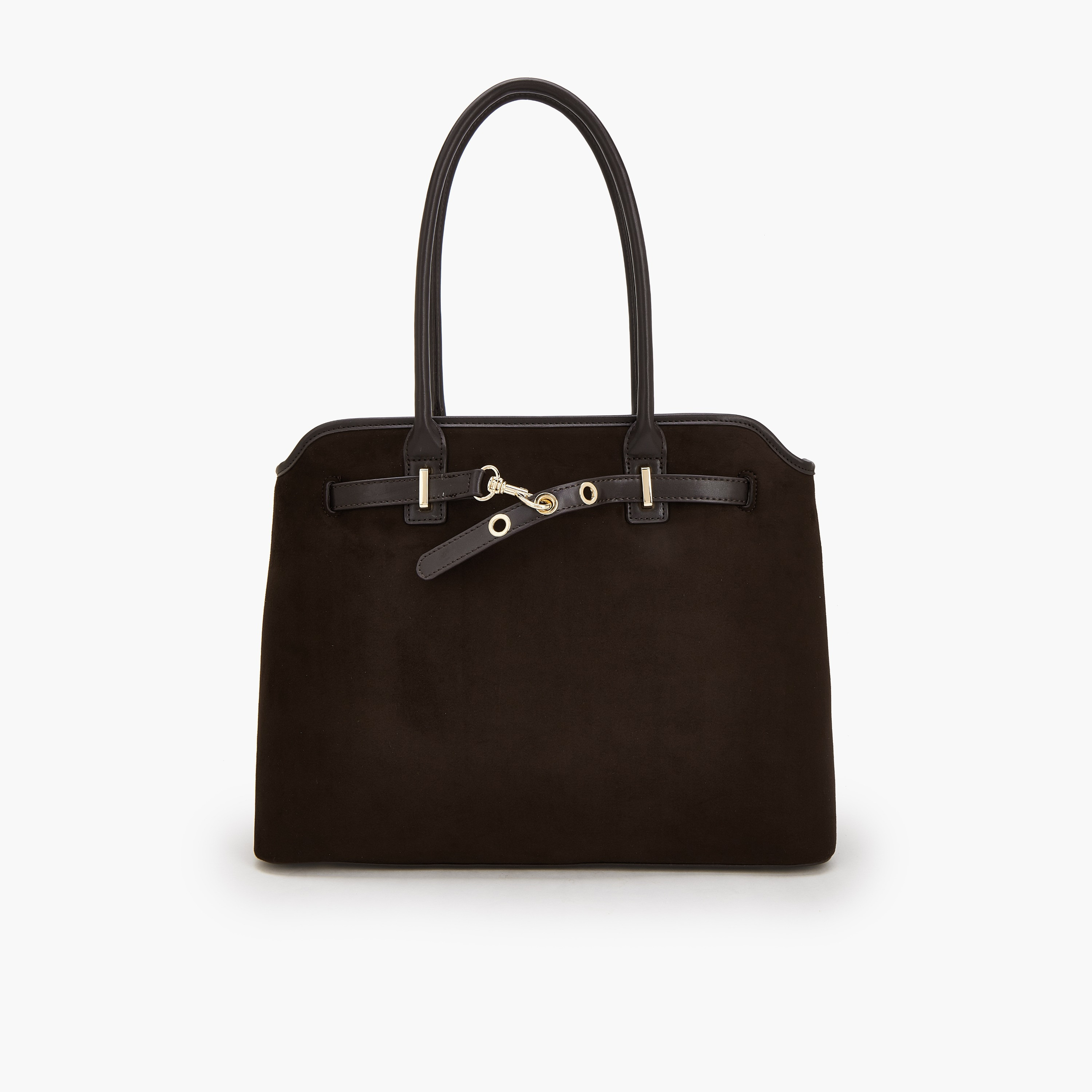 Flora Bella by Shoexpress Solid Tote Bag with Zip Closure-women-bagsandwallets-handbags-image-1