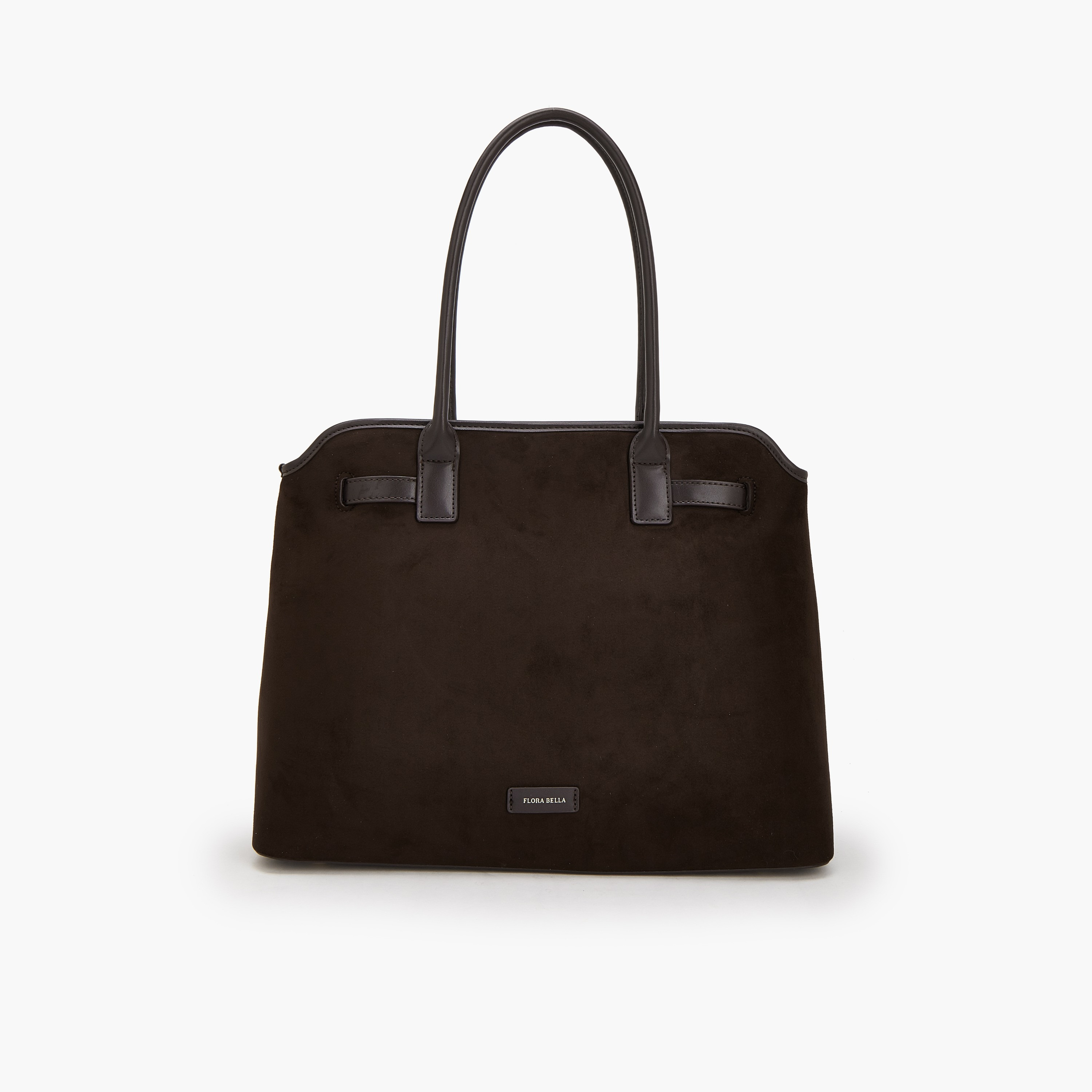 Flora Bella by Shoexpress Solid Tote Bag with Zip Closure-women-bagsandwallets-handbags-image-2