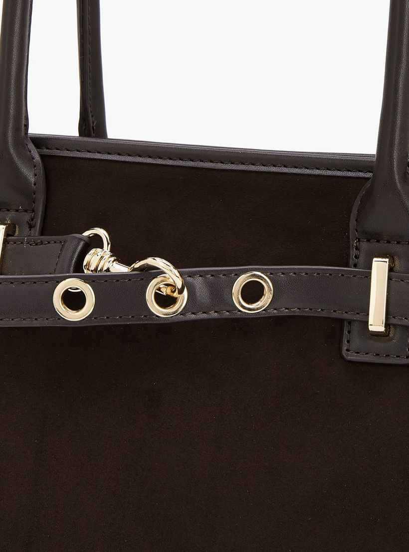 Flora Bella by Shoexpress Solid Tote Bag with Zip Closure-women-bagsandwallets-handbags-image-4