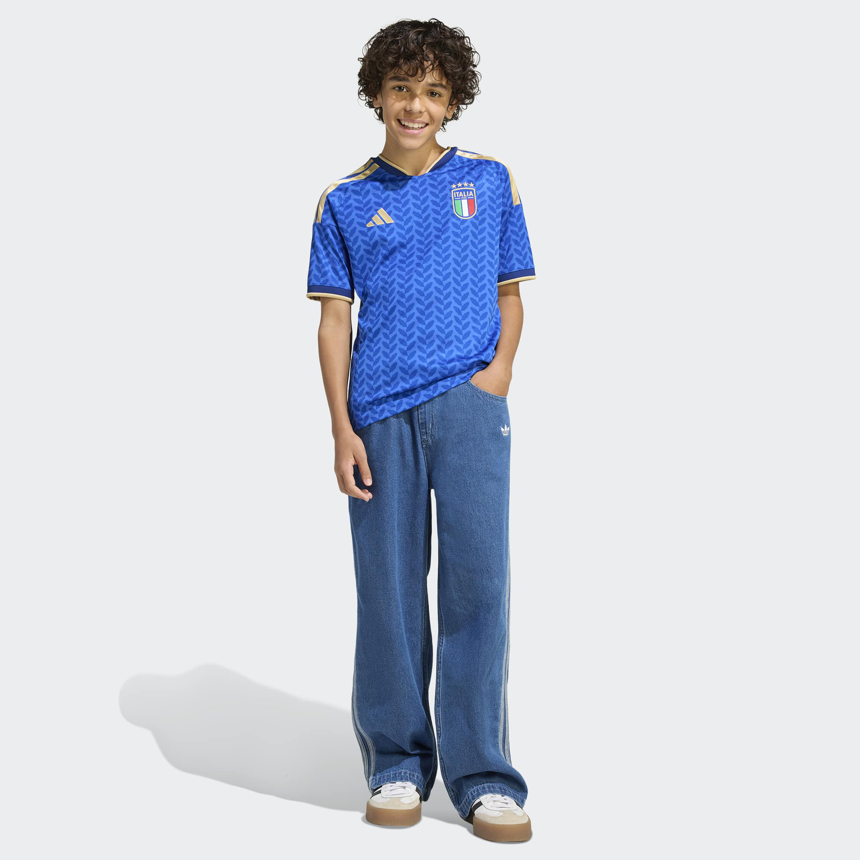 adidas Boys Italy 26 Home FIFA World Cup Jersey-boys-clothing-sportswear-tops-image-2