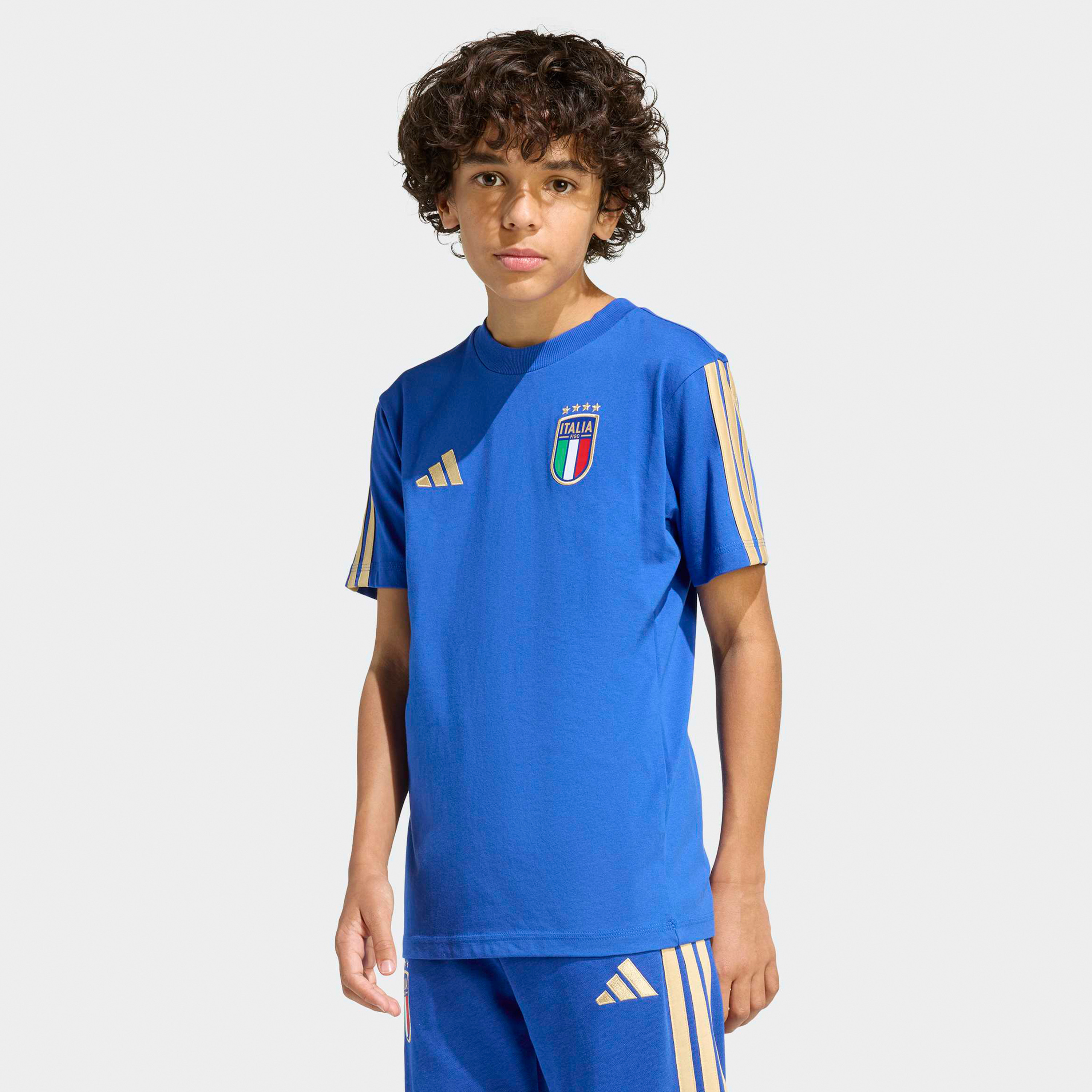 adidas Boys Italy 26 Short-Sleeve T-shirt-boys-clothing-sportswear-tops-image-1
