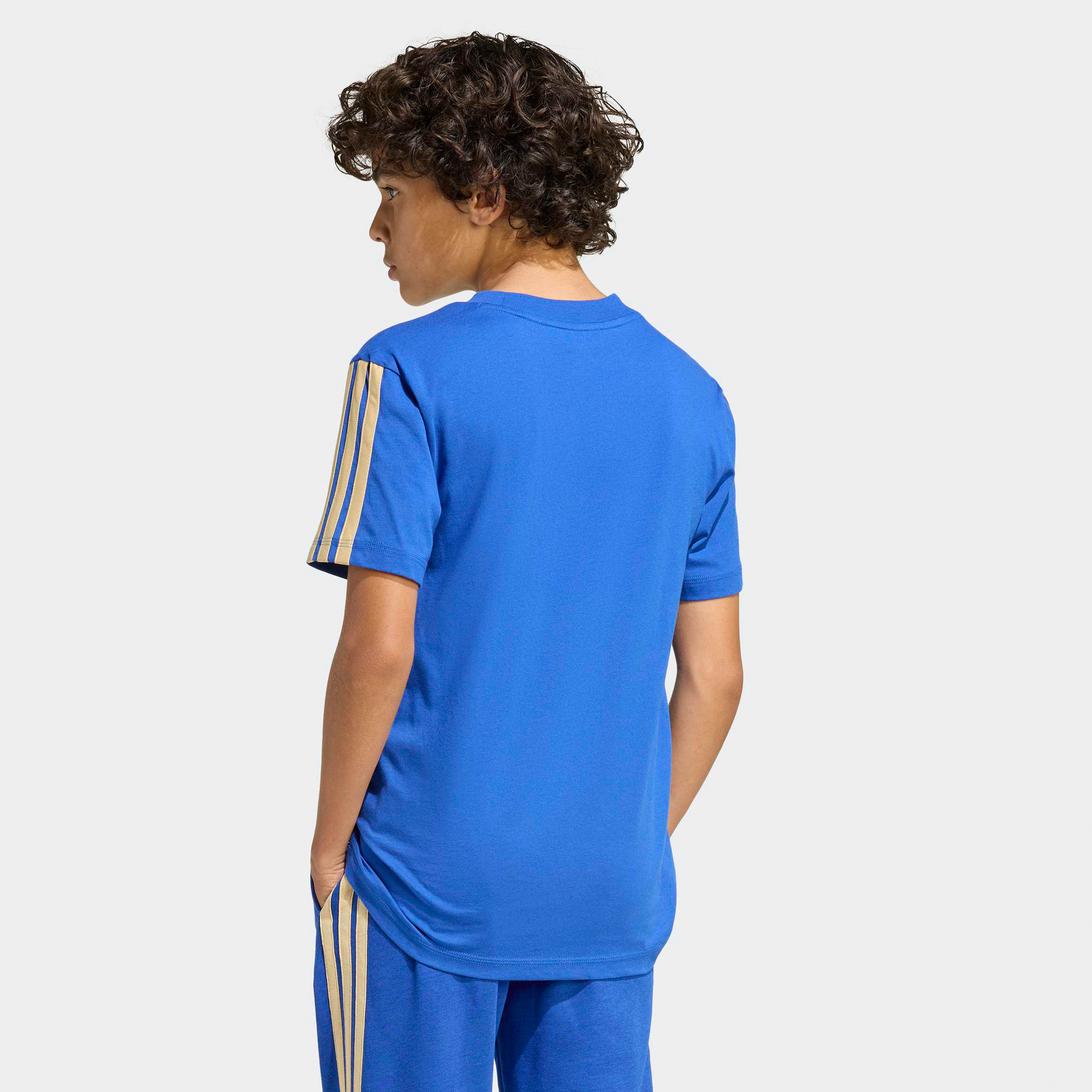 اديداس - تيشيرت المنتخب الايطالي 26 للأطفال – كم قصير-sports-boys-clothing-tops-image-5