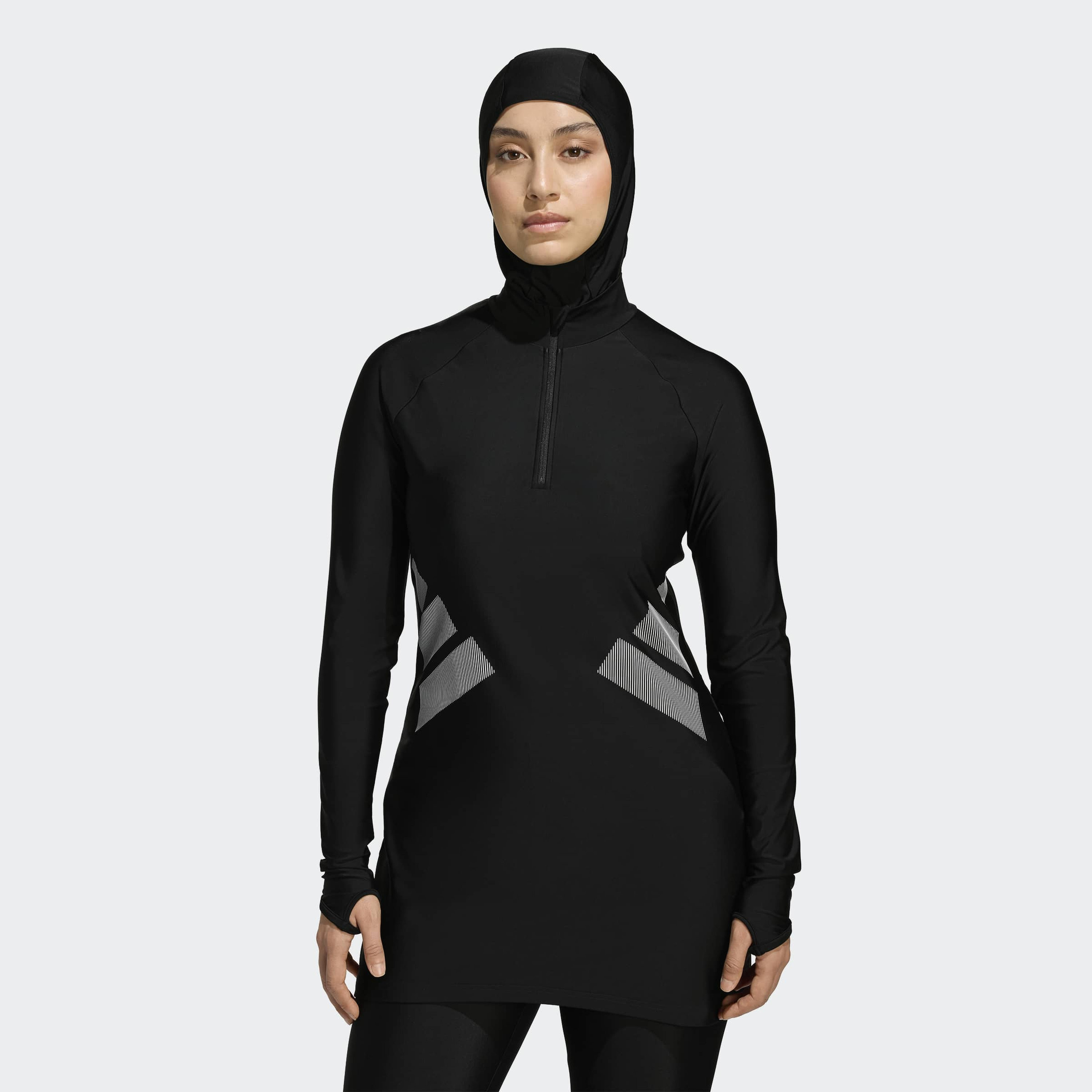 اديداس - بلوزة سباحة نسائية بأكمام طويلة-women-clothing-tshirts-image-6