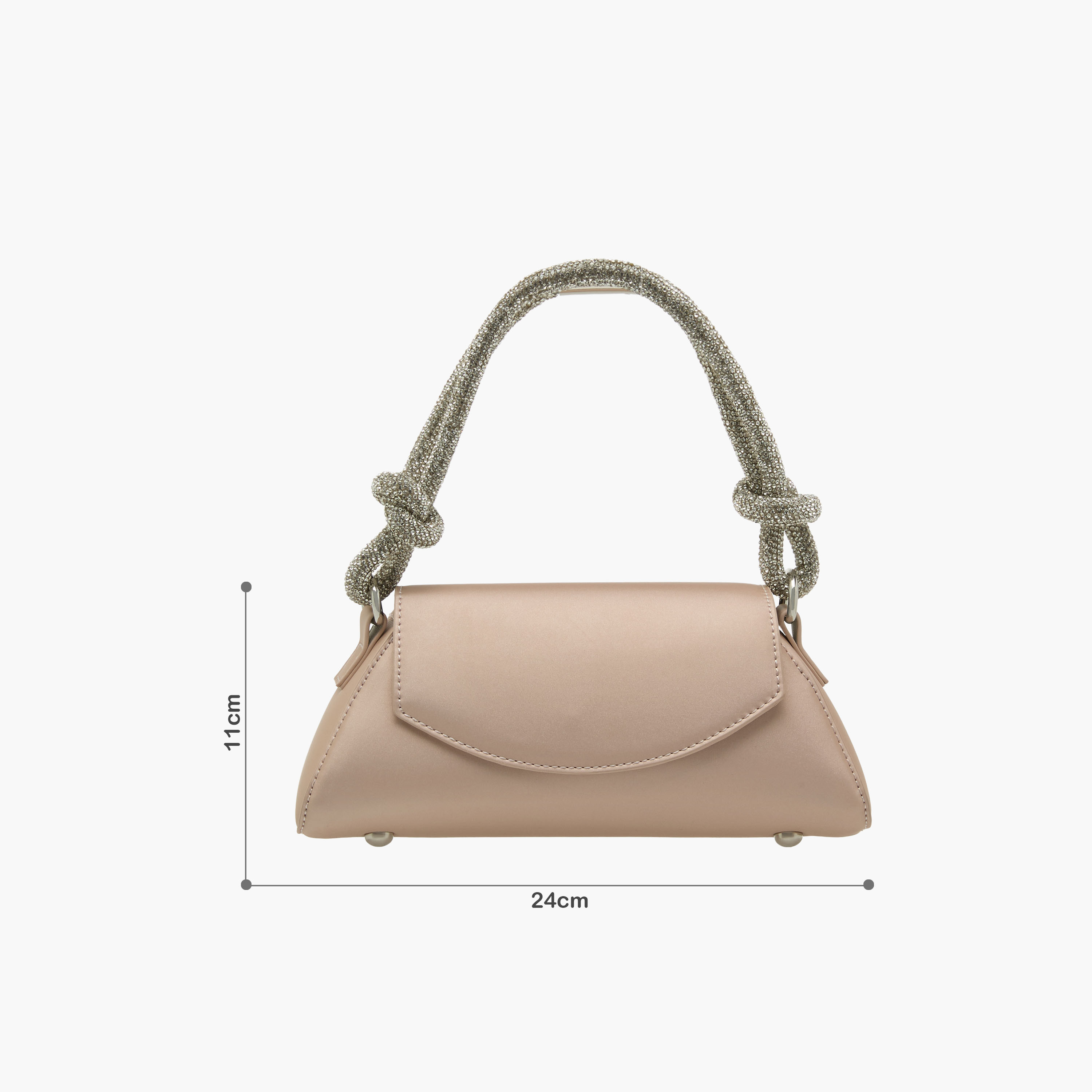 شنطة كتف سادة بطية إغلاق من فلورا بيلا-women-bagsandwallets-handbags-image-11