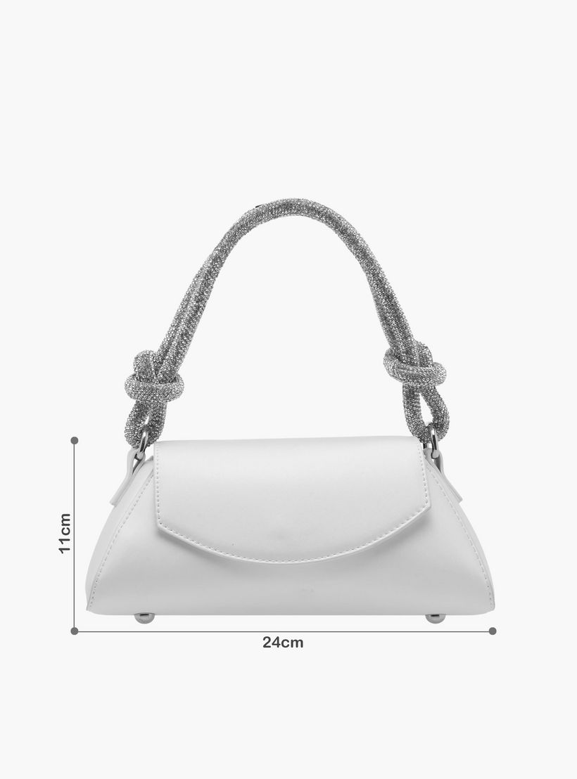 Flora Bella Solid Shoulder Bag with Flap Closure-women-bagsandwallets-handbags-image-2