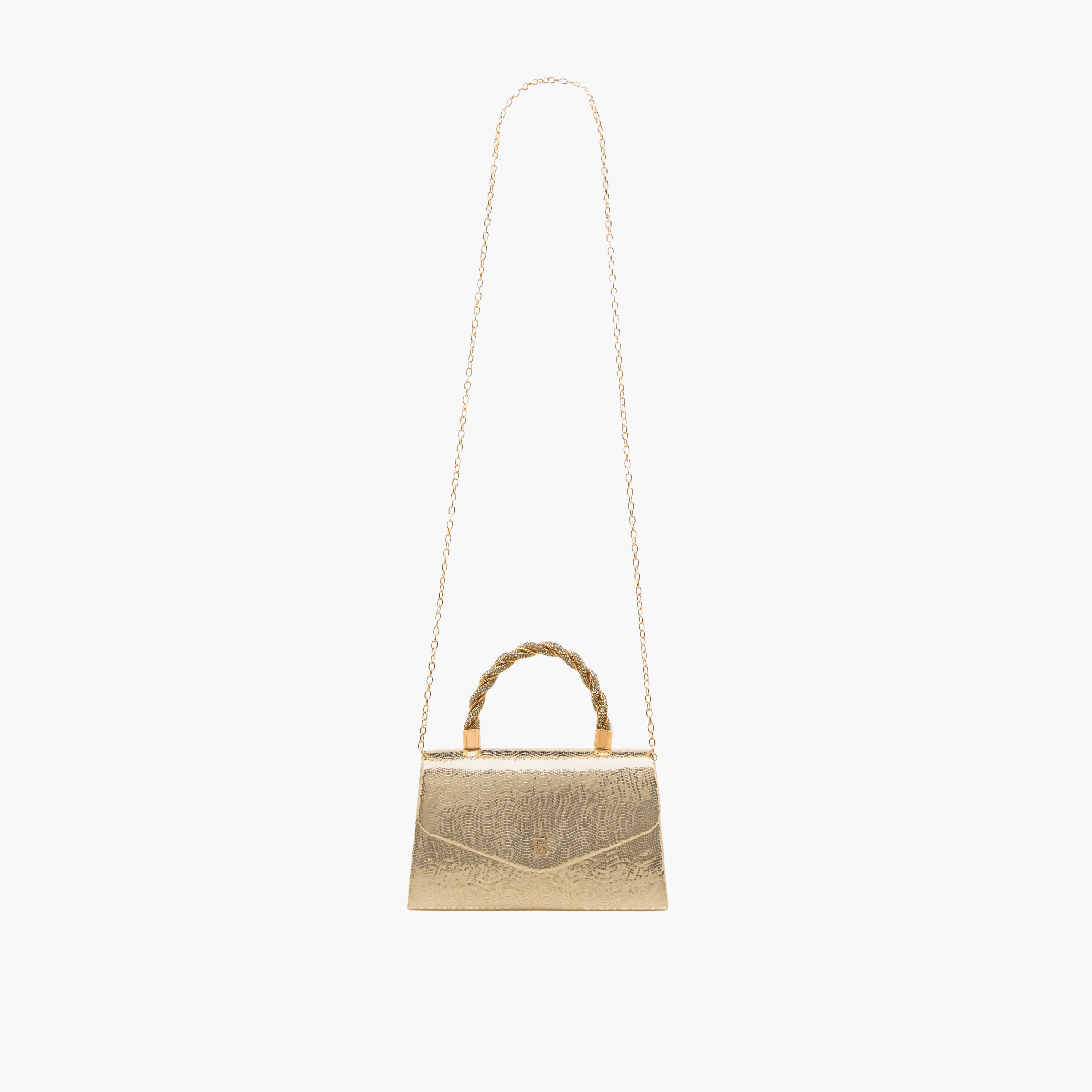 Flora Bella Textured Satchel Bag with Button Closure-women-bagsandwallets-handbags-image-4