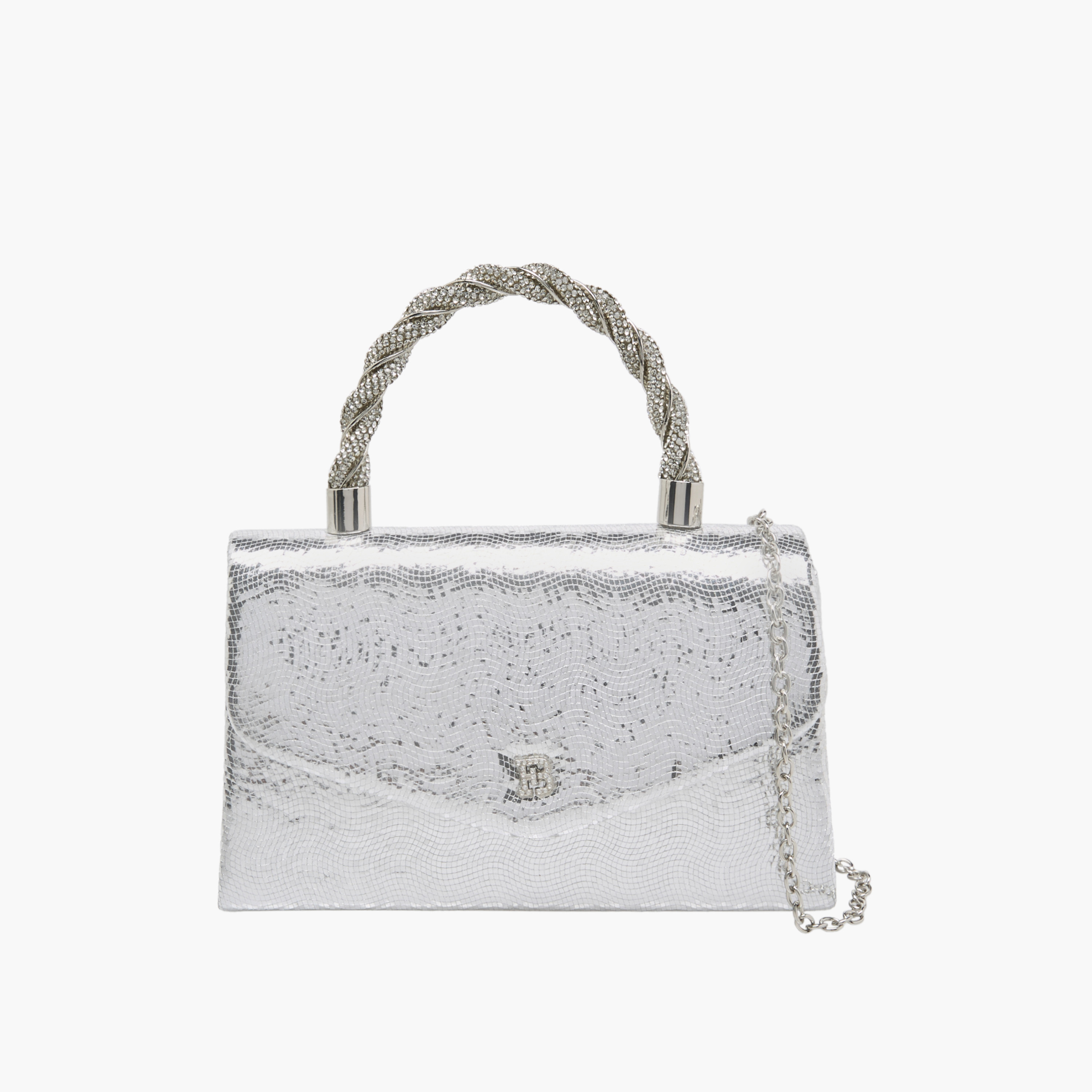 شنطة ساتشيل بارزة الملمس بزر إغلاق من فلورا بيلا-women-bagsandwallets-handbags-image-1