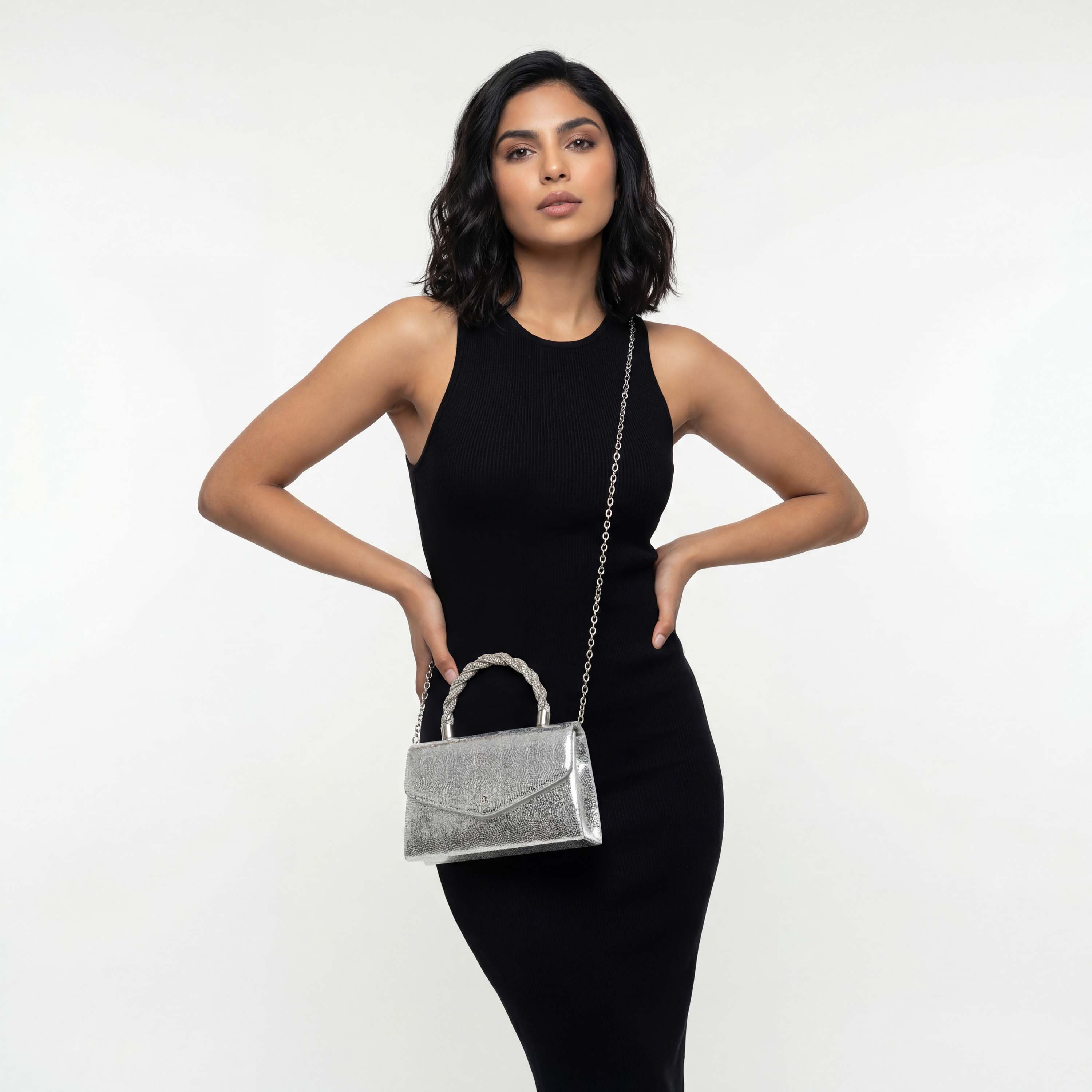 شنطة ساتشيل بارزة الملمس بزر إغلاق من فلورا بيلا-women-bagsandwallets-handbags-image-3