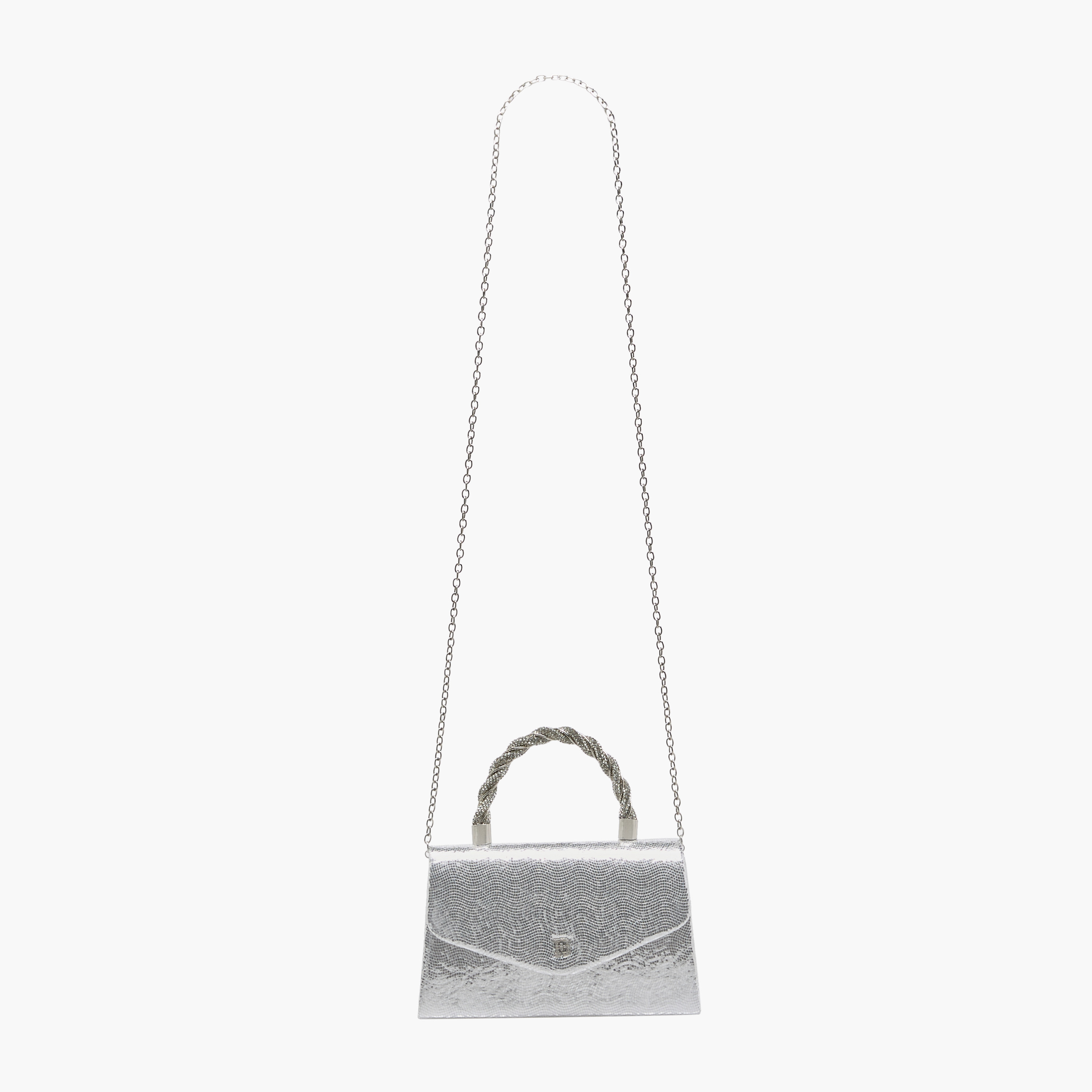 شنطة ساتشيل بارزة الملمس بزر إغلاق من فلورا بيلا-women-bagsandwallets-handbags-image-4