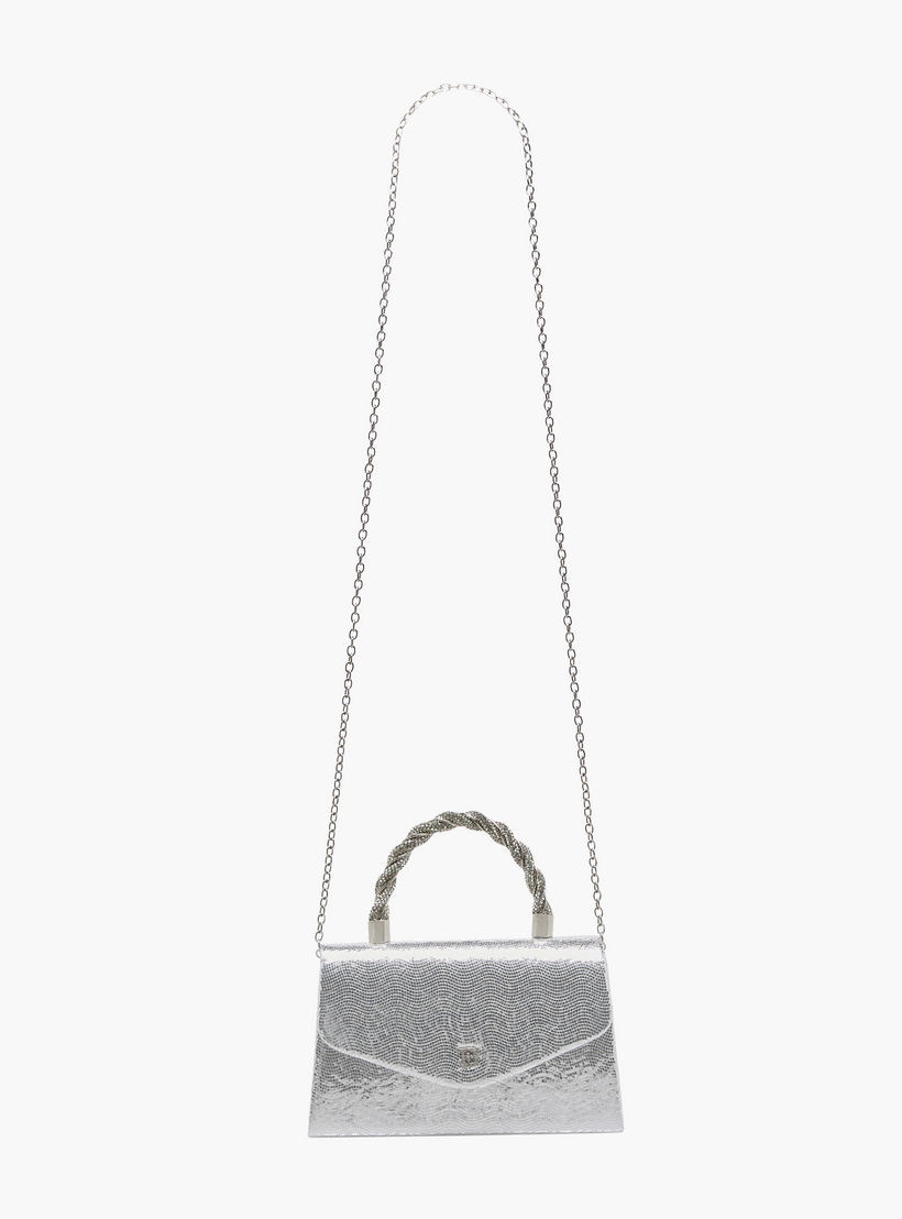 شنطة ساتشيل بارزة الملمس بزر إغلاق من فلورا بيلا-women-bagsandwallets-handbags-image-4