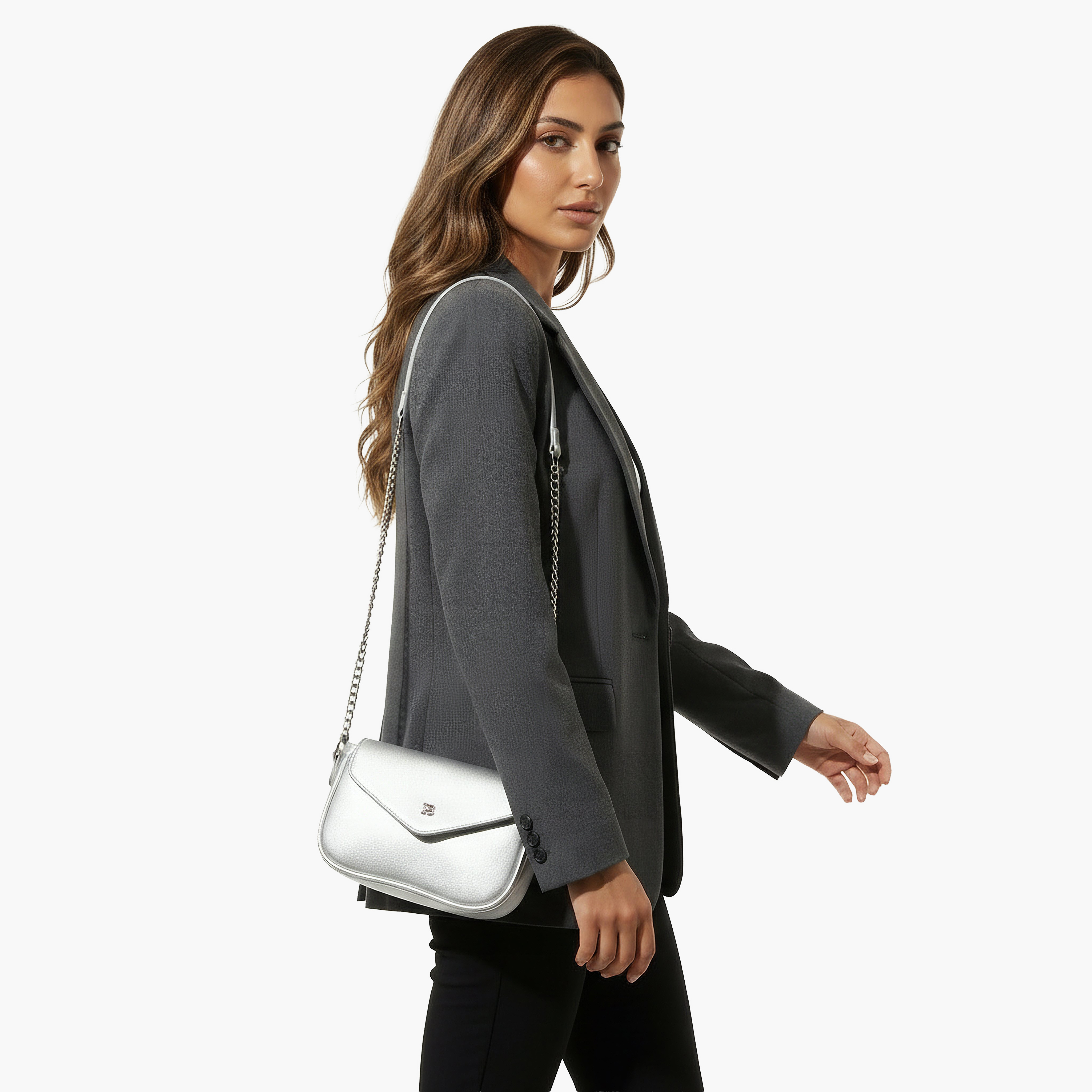 Flora Bella Textured Crossbody Bag with Magnetic Snap Closure-women-bagsandwallets-handbags-image-2