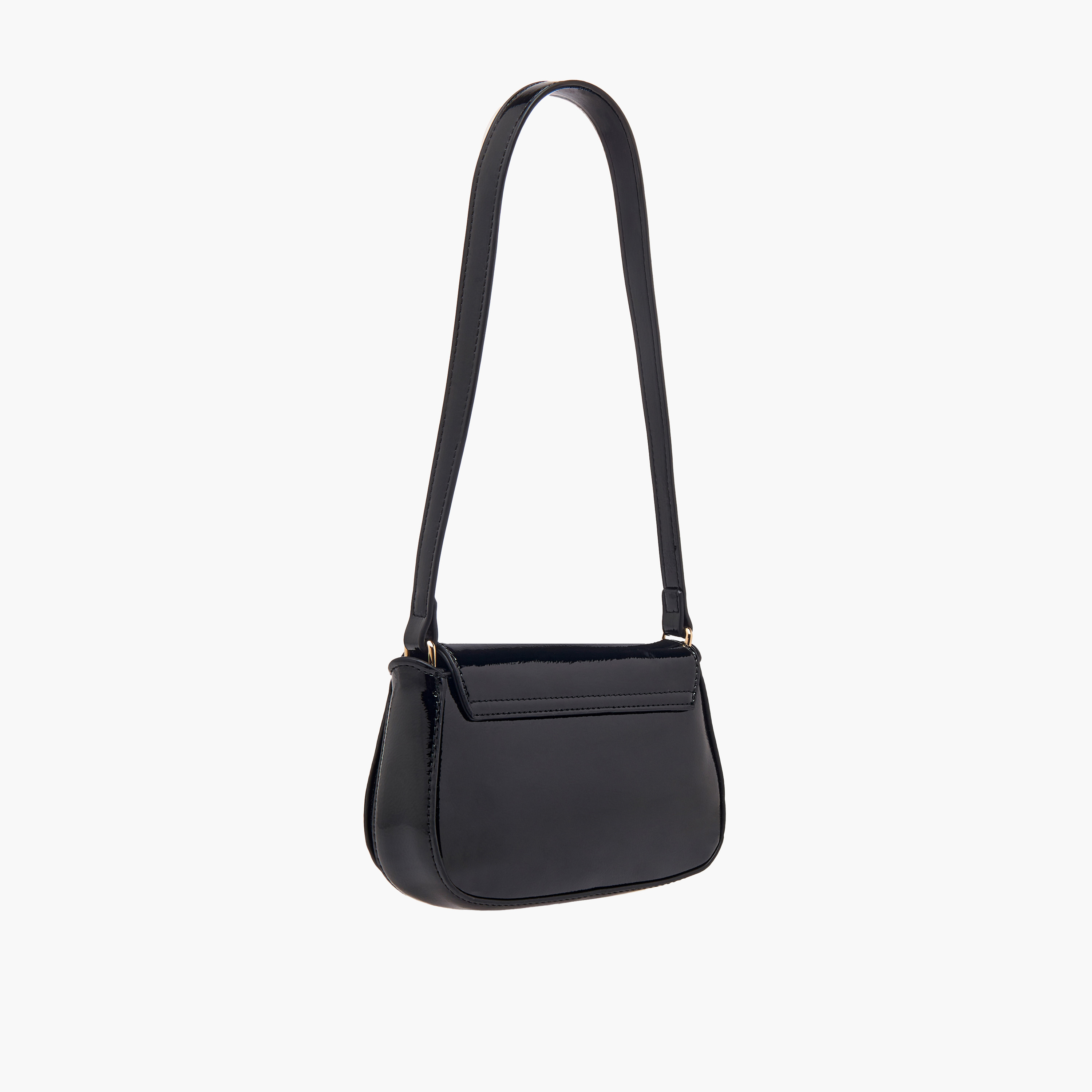 شنطة كتف بطبعات شعار ميتالك وسحاب إغلاق من فلورا بيلا-women-bagsandwallets-handbags-image-3