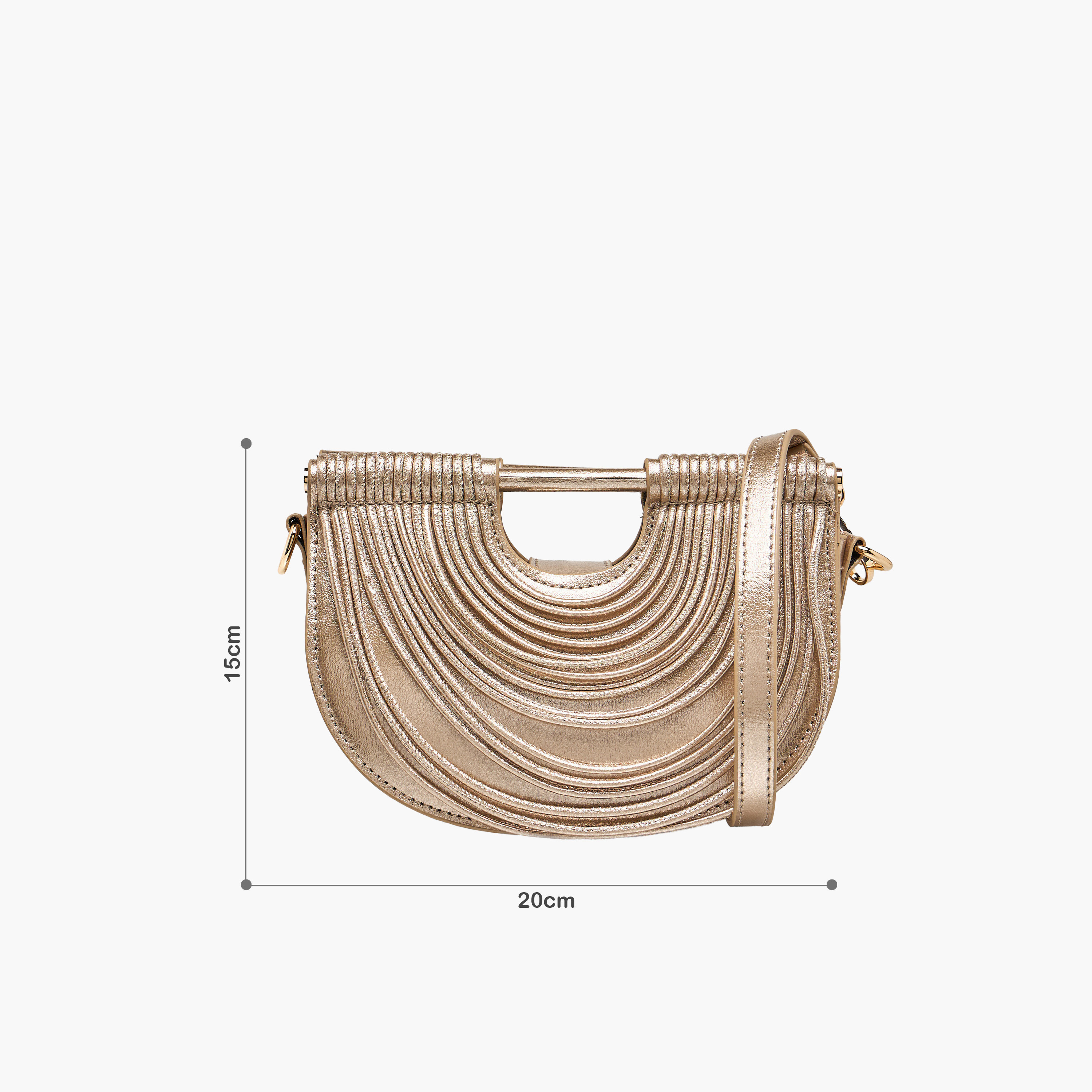 شنطة كلاتش هلالية بحزام قابل للفصل من فلورا بيلا-women-bagsandwallets-handbags-image-3