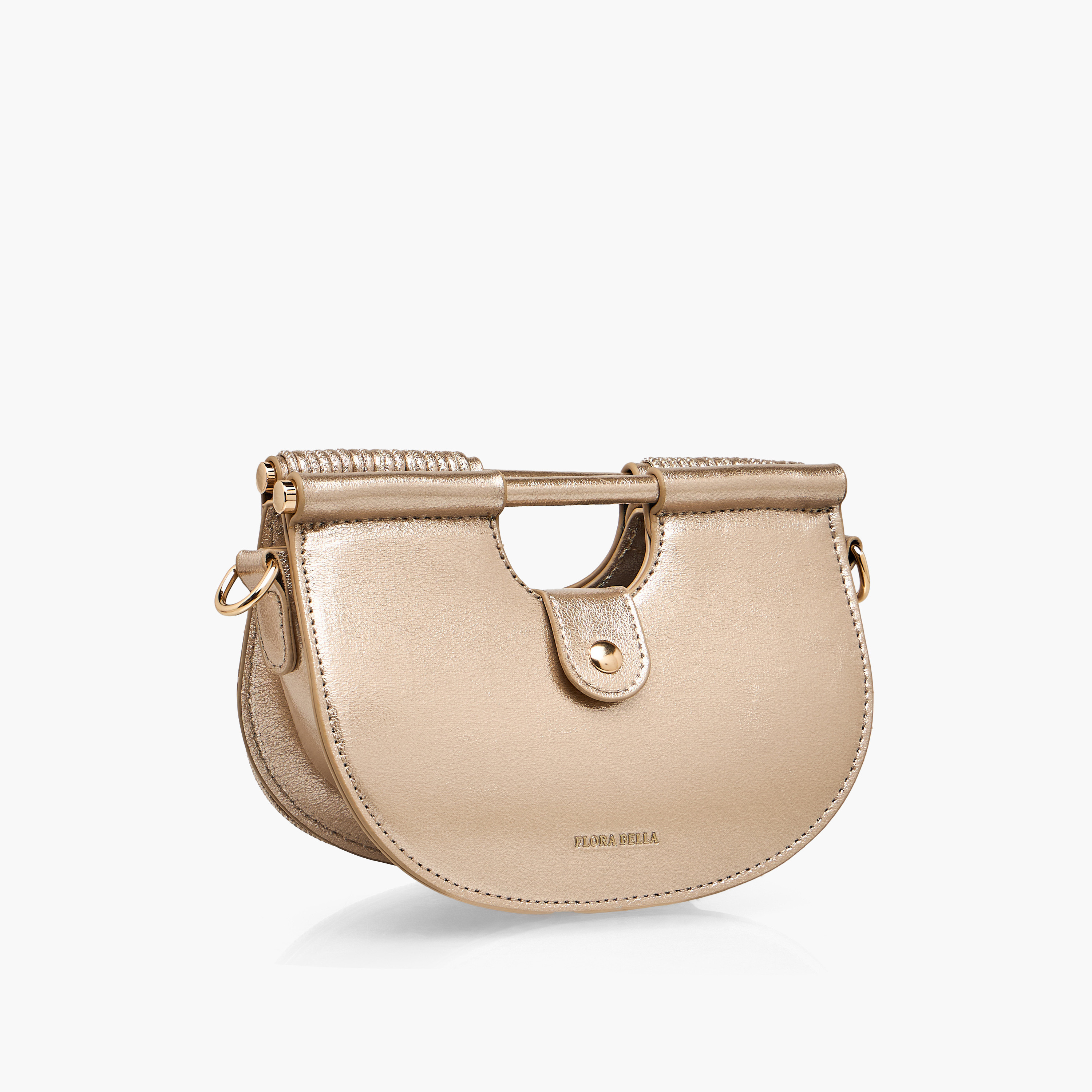 شنطة كلاتش هلالية بحزام قابل للفصل من فلورا بيلا-women-bagsandwallets-handbags-image-4