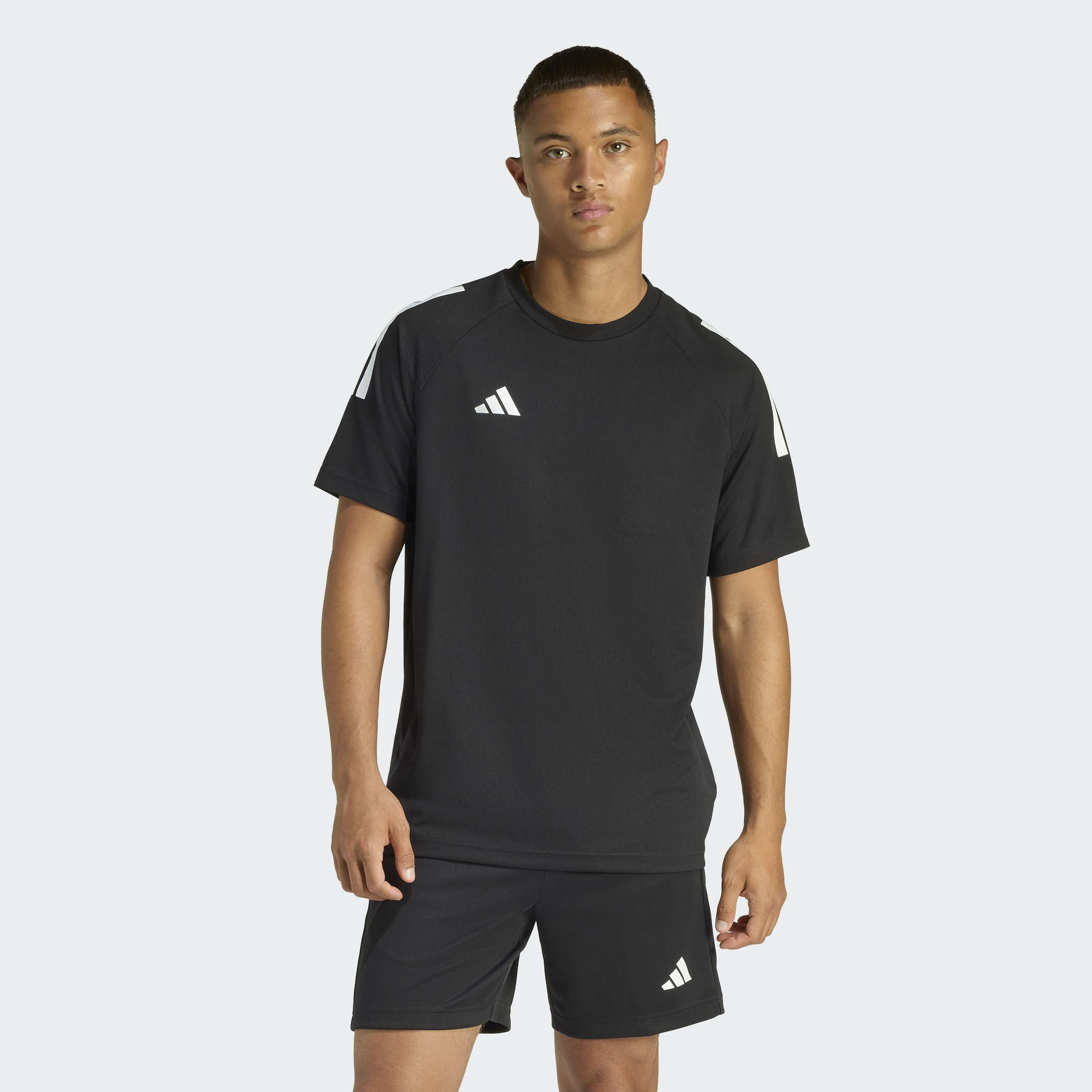 اديداس - تيشيرت رجالي بأكمام قصيرة كلايما كول سيرينو بثلاثة خطوط-men-clothing-sportswearandactivewear-tshirtsandpolos-image-1