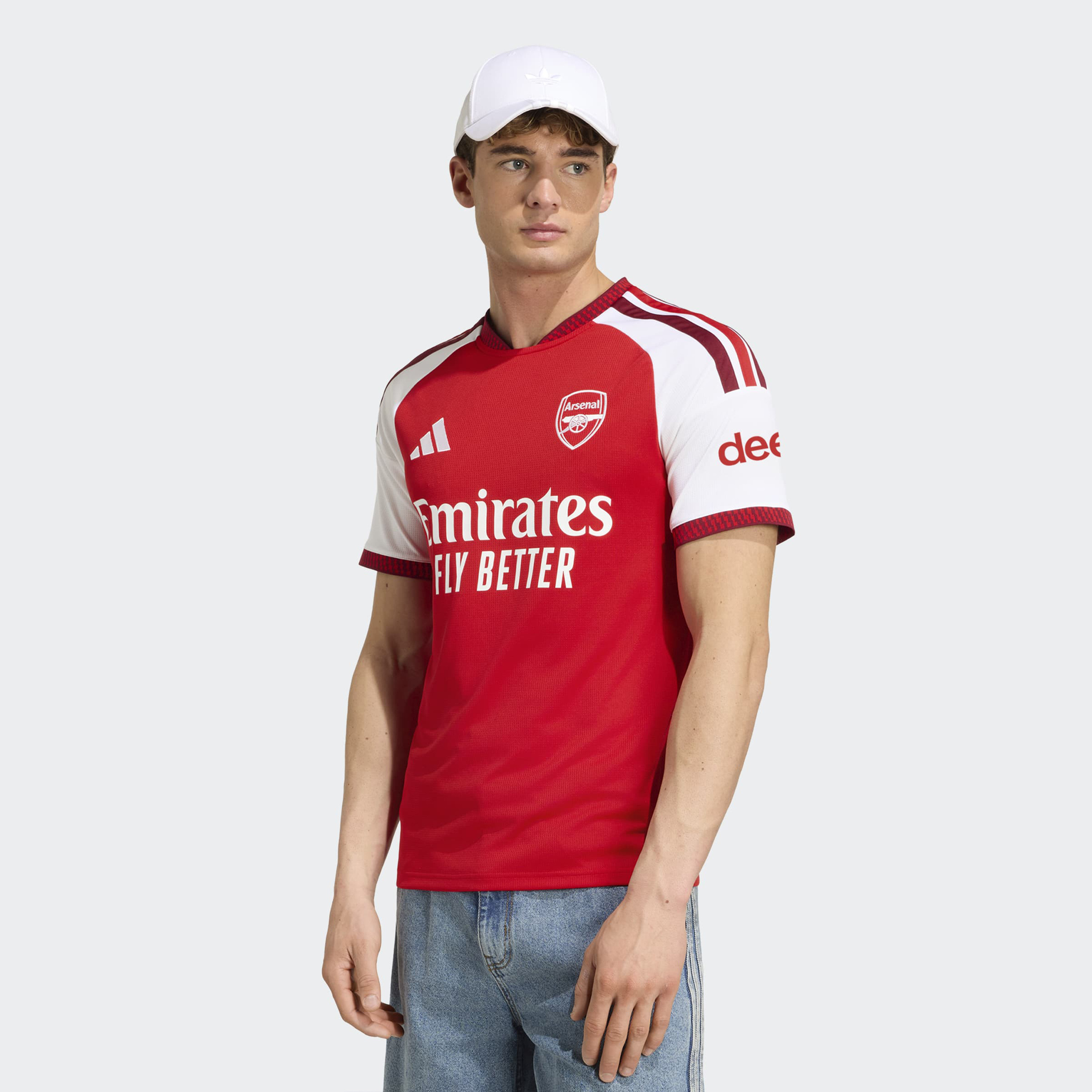 adidas Men Arsenal 25/26 Home Short Sleeve Jersey-men-clothing-sportswearandactivewear-tshirtsandpolos-image-1