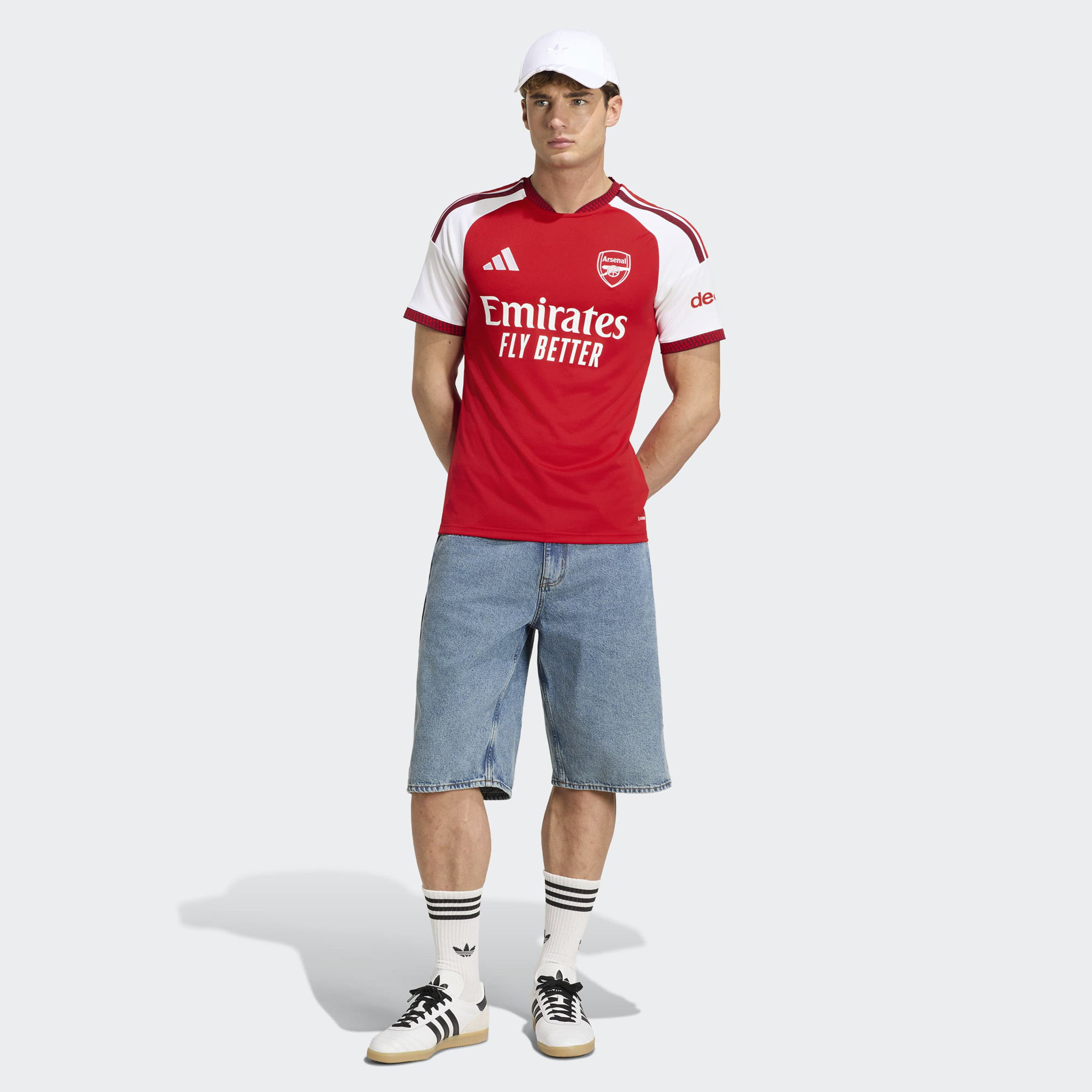 adidas Men Arsenal 25/26 Home Short Sleeve Jersey-men-clothing-sportswearandactivewear-tshirtsandpolos-image-2