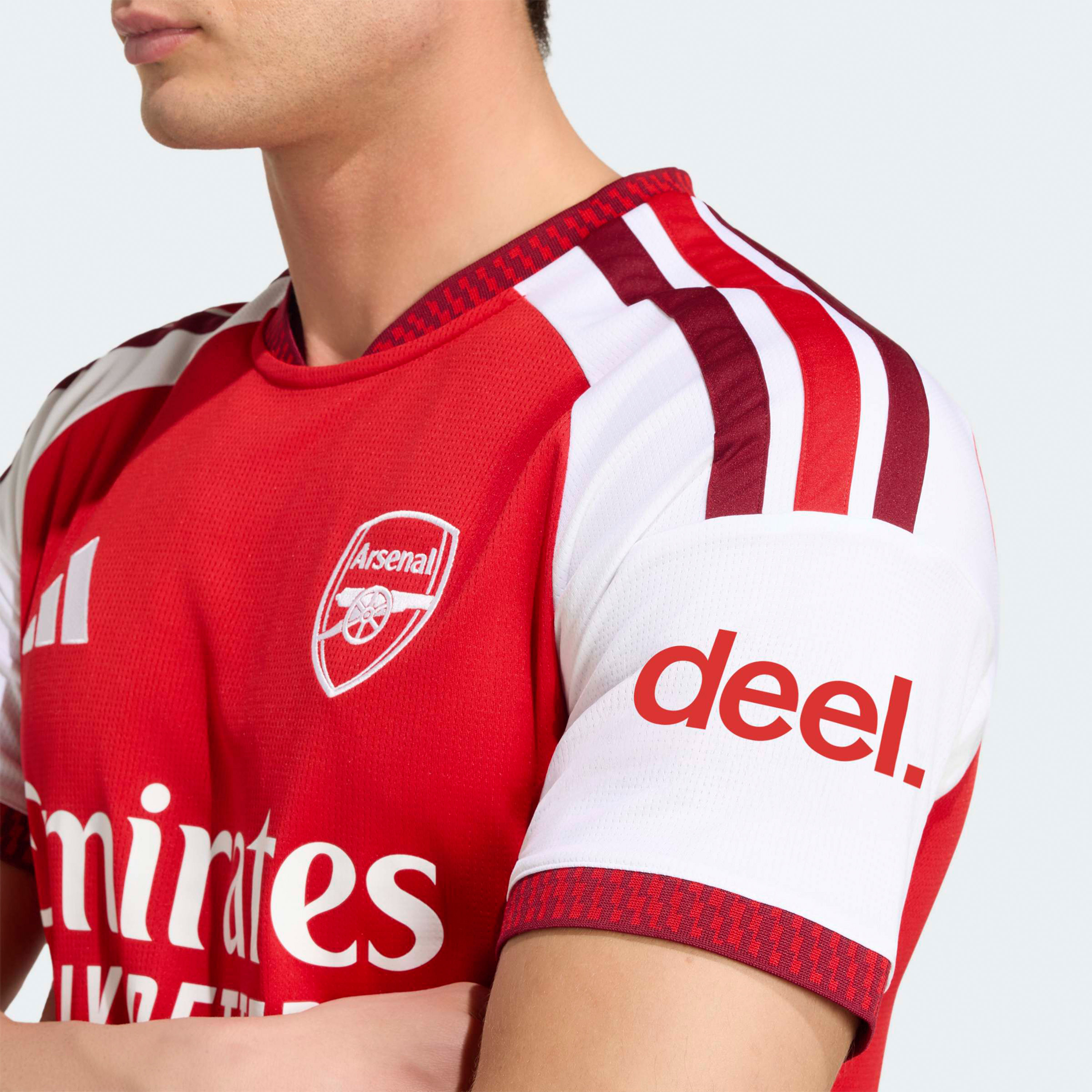 adidas Men Arsenal 25/26 Home Short Sleeve Jersey-men-clothing-sportswearandactivewear-tshirtsandpolos-image-4