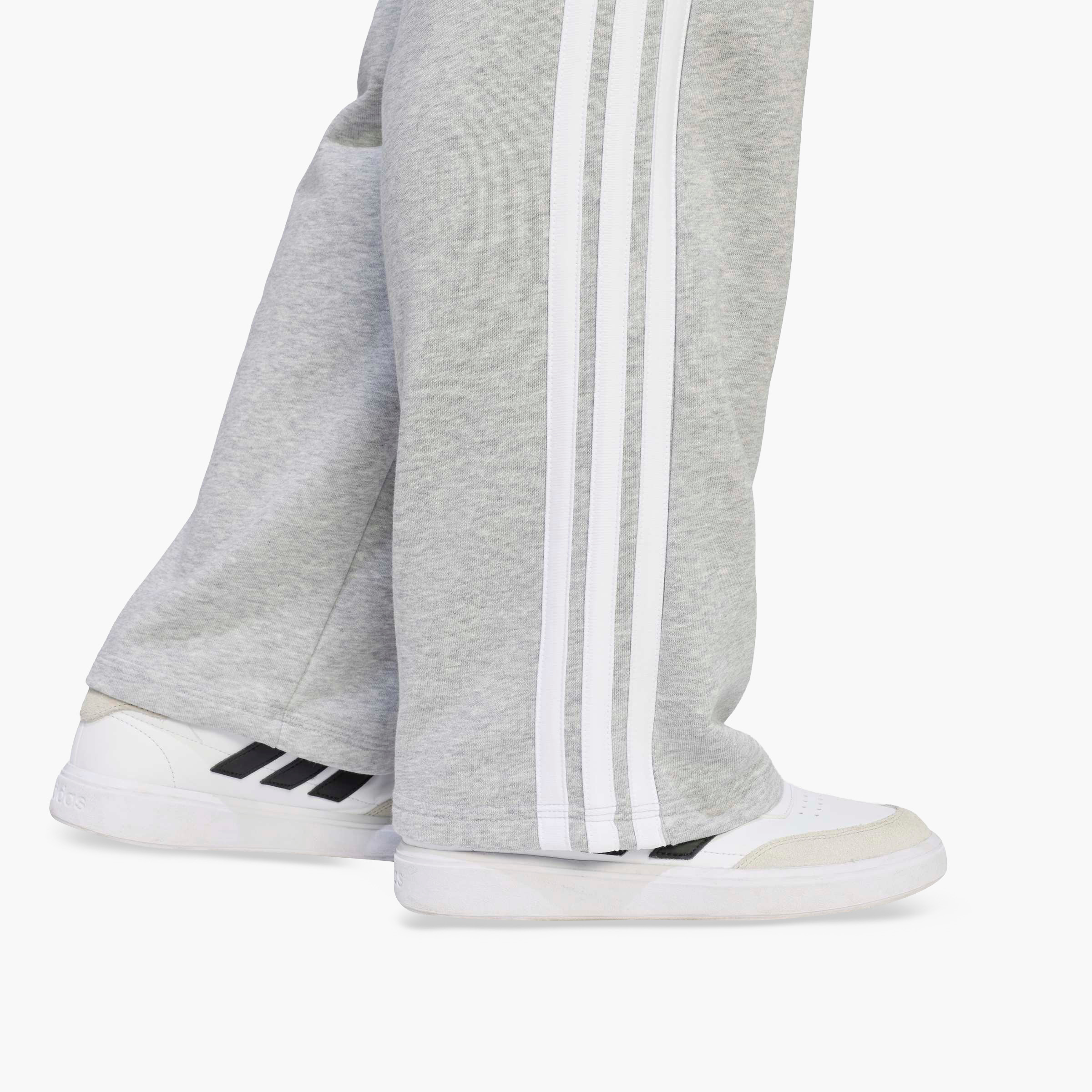 adidas Elastic Drawstring Track Pants with Pockets-girls-clothing-bottoms-joggersandtrackpants-image-5
