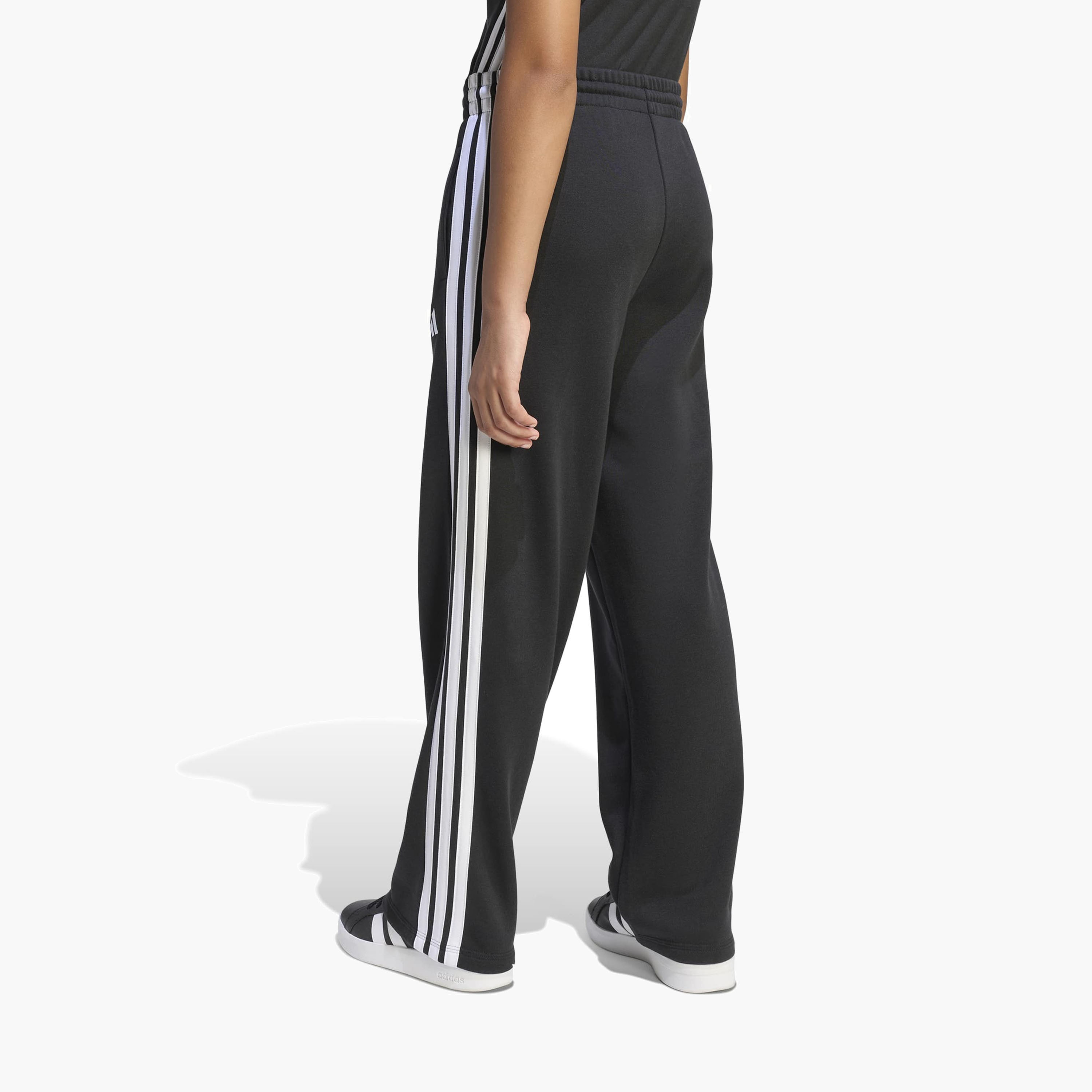 adidas Elasticated Track Pants with Pockets-girls-clothing-sportswear-bottoms-joggersandtrackpants-image-3