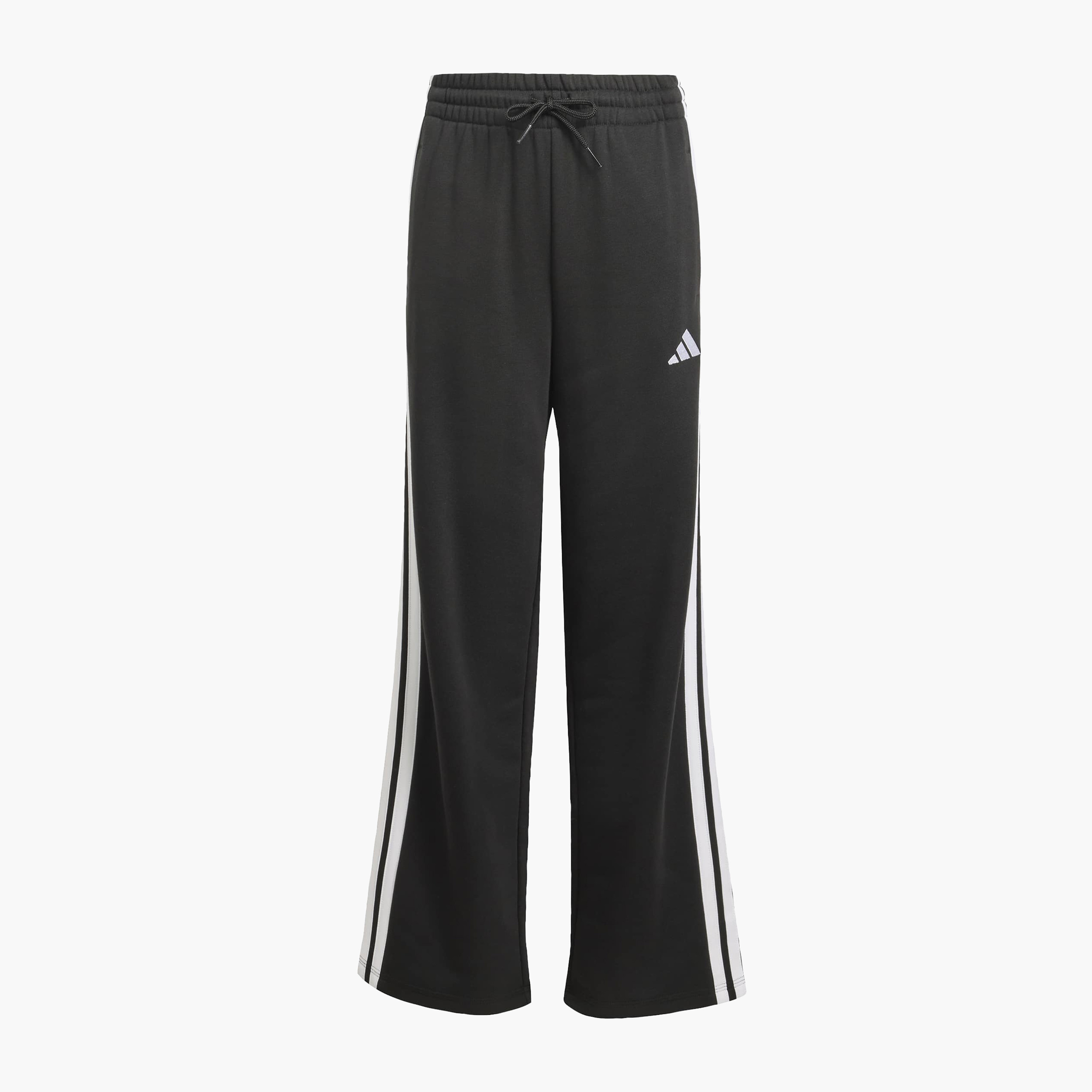 adidas Elastic Drawstring Track Pants with Tape Detail-girls-clothing-bottoms-joggersandtrackpants-image-5