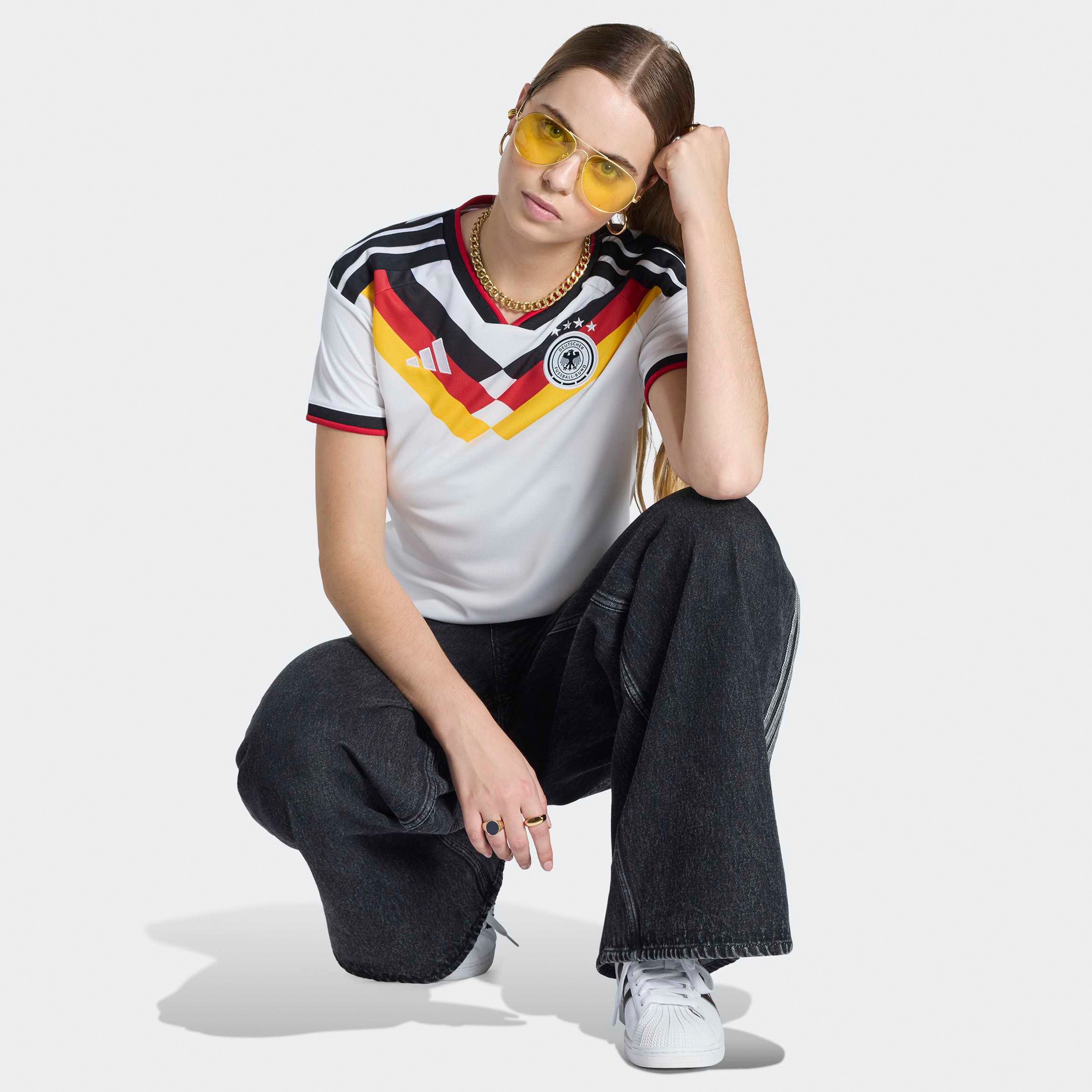 adidas Women Germany 26 Home FIFA World Cup Jersey-women-clothing-tshirts-image-2