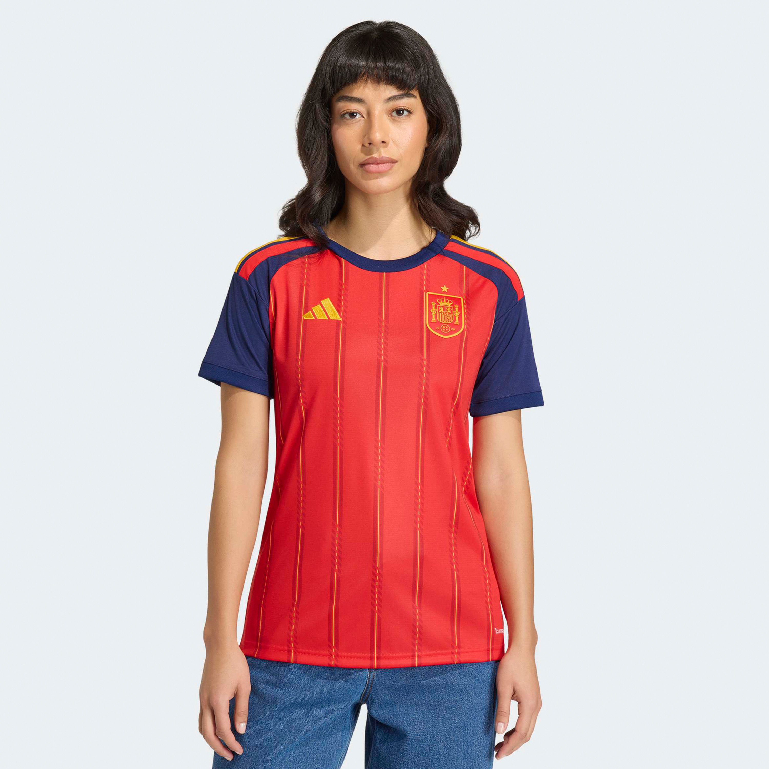 adidas Women Spain 26 Home FIFA World Cup Jersey-women-clothing-tshirts-image-1
