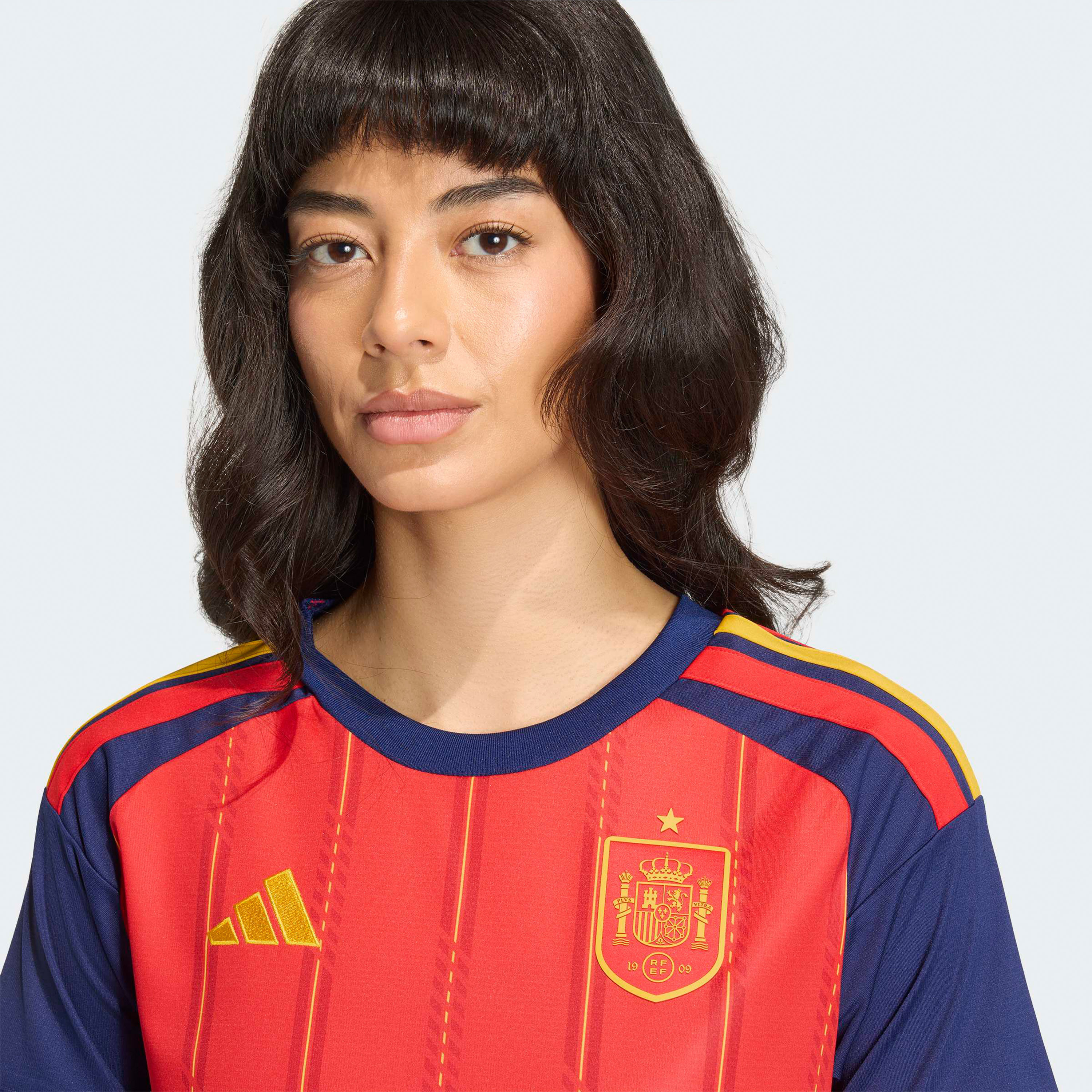 adidas Women Spain 26 Home FIFA World Cup Jersey-women-clothing-tshirts-image-3