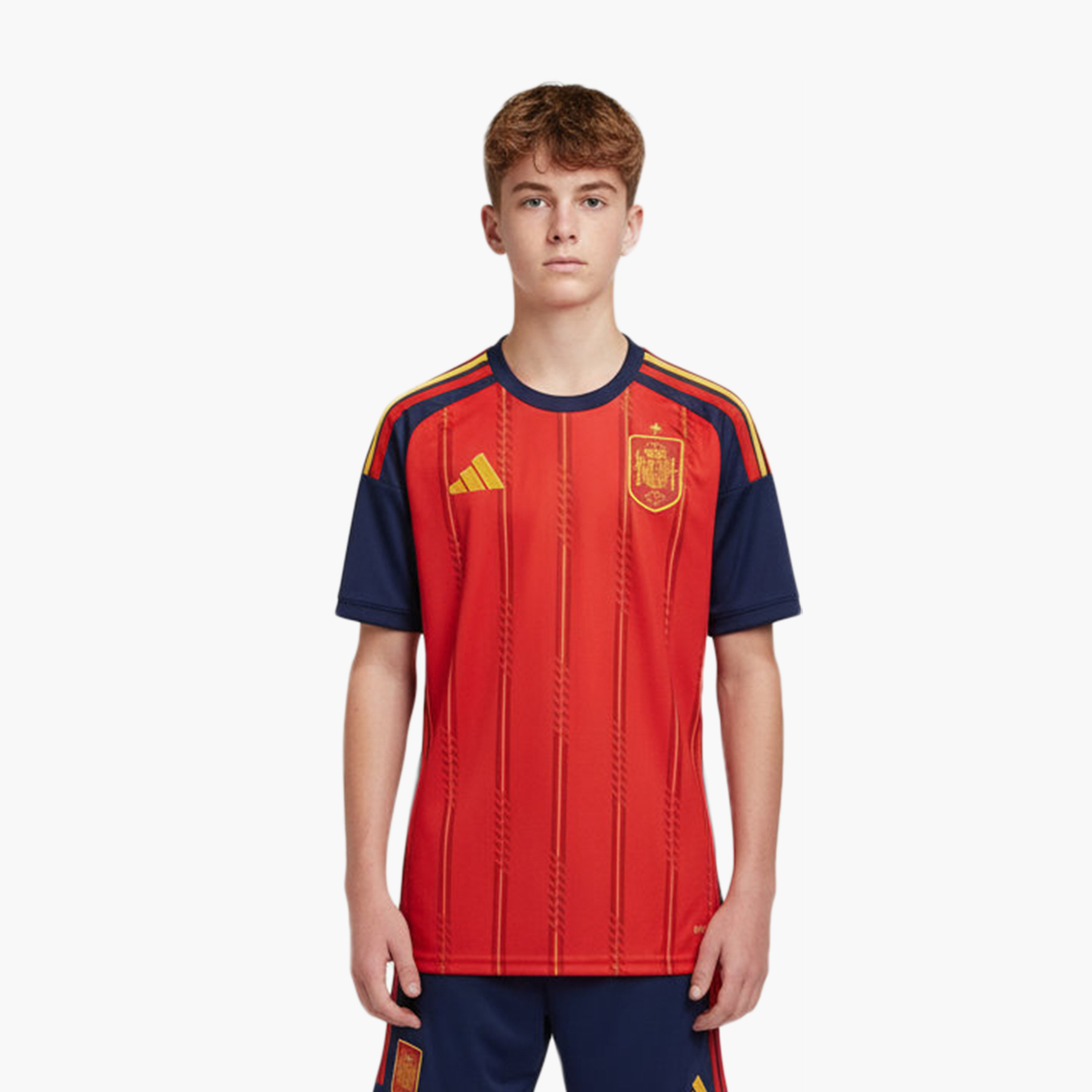اديداس - قميص منتخب إسبانيا الأساسي للأولاد لكأس العالم FIFA 2026-boys-clothing-sportswear-tops-image-1