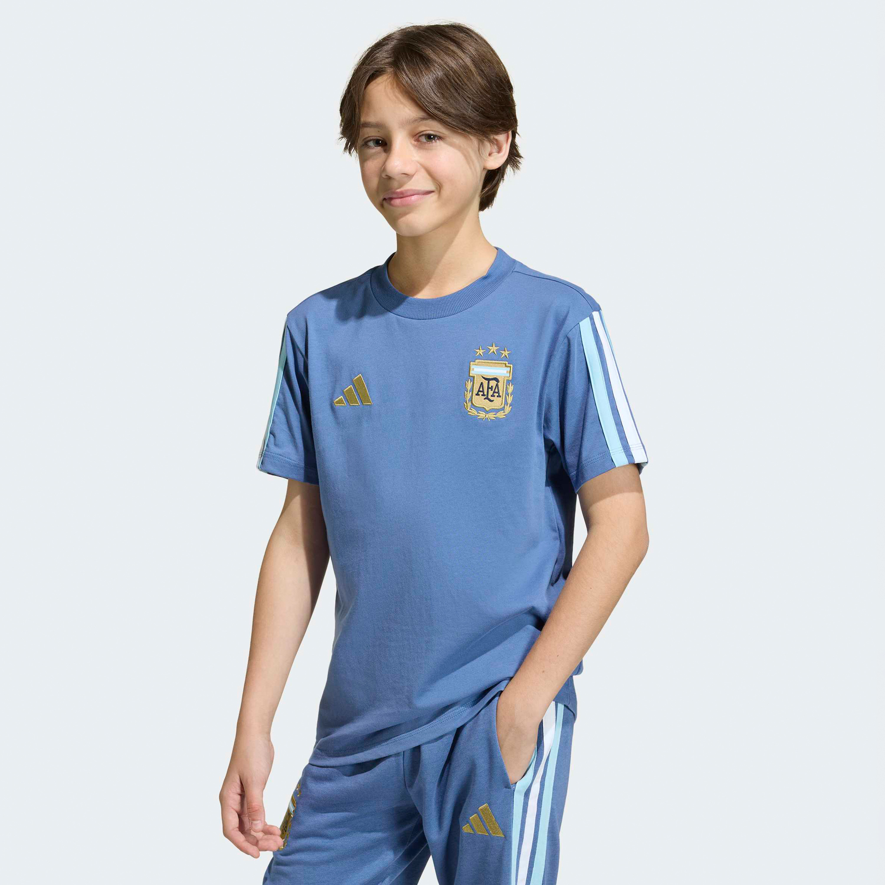 adidas Kids Argentina 26 Short-Sleeve T-shirt-boys-clothing-sportswear-tops-image-4