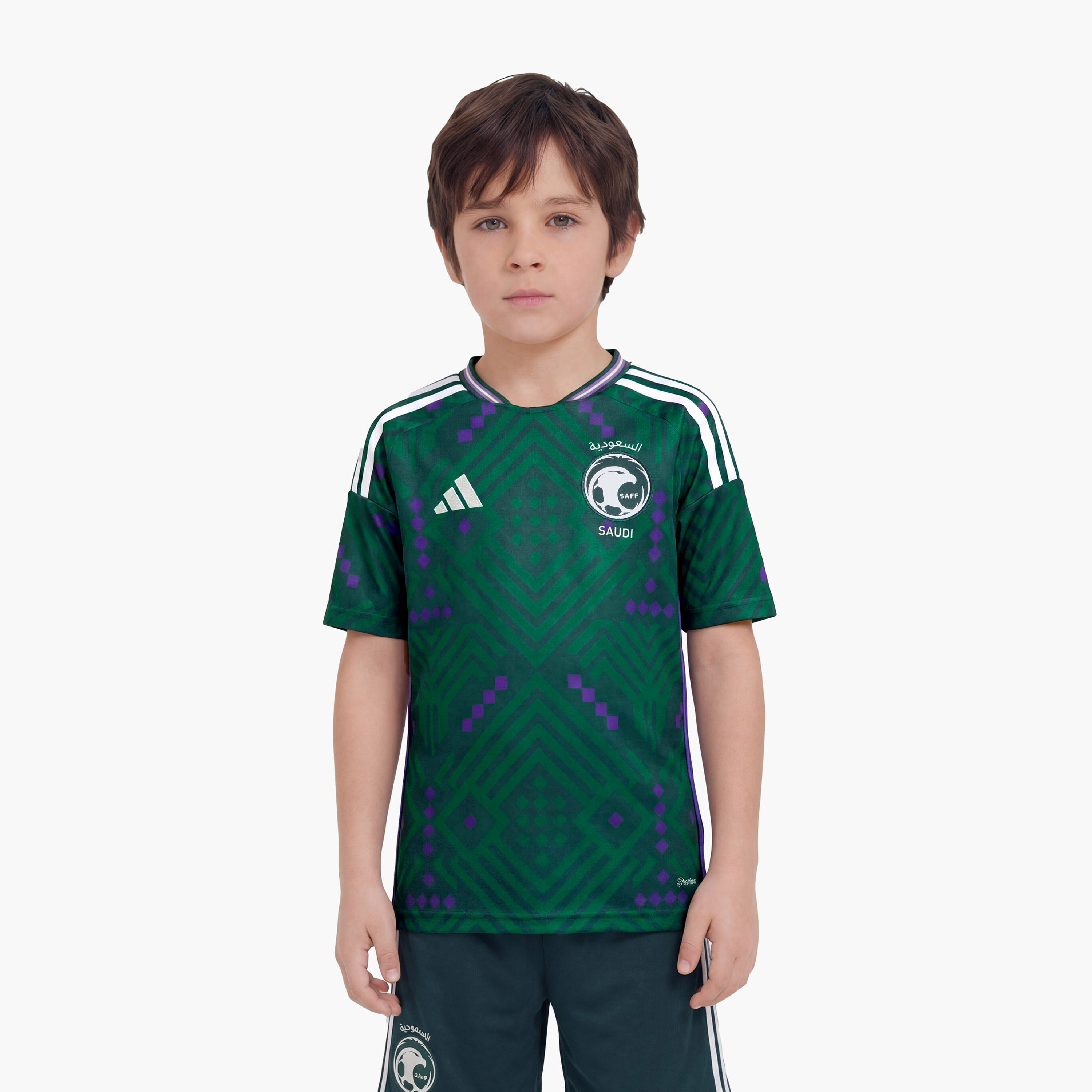 اديداس - قميص منتخب السعودية الأساسي للأولاد لكأس العالم FIFA 2026-boys-clothing-sportswear-tops-image-1