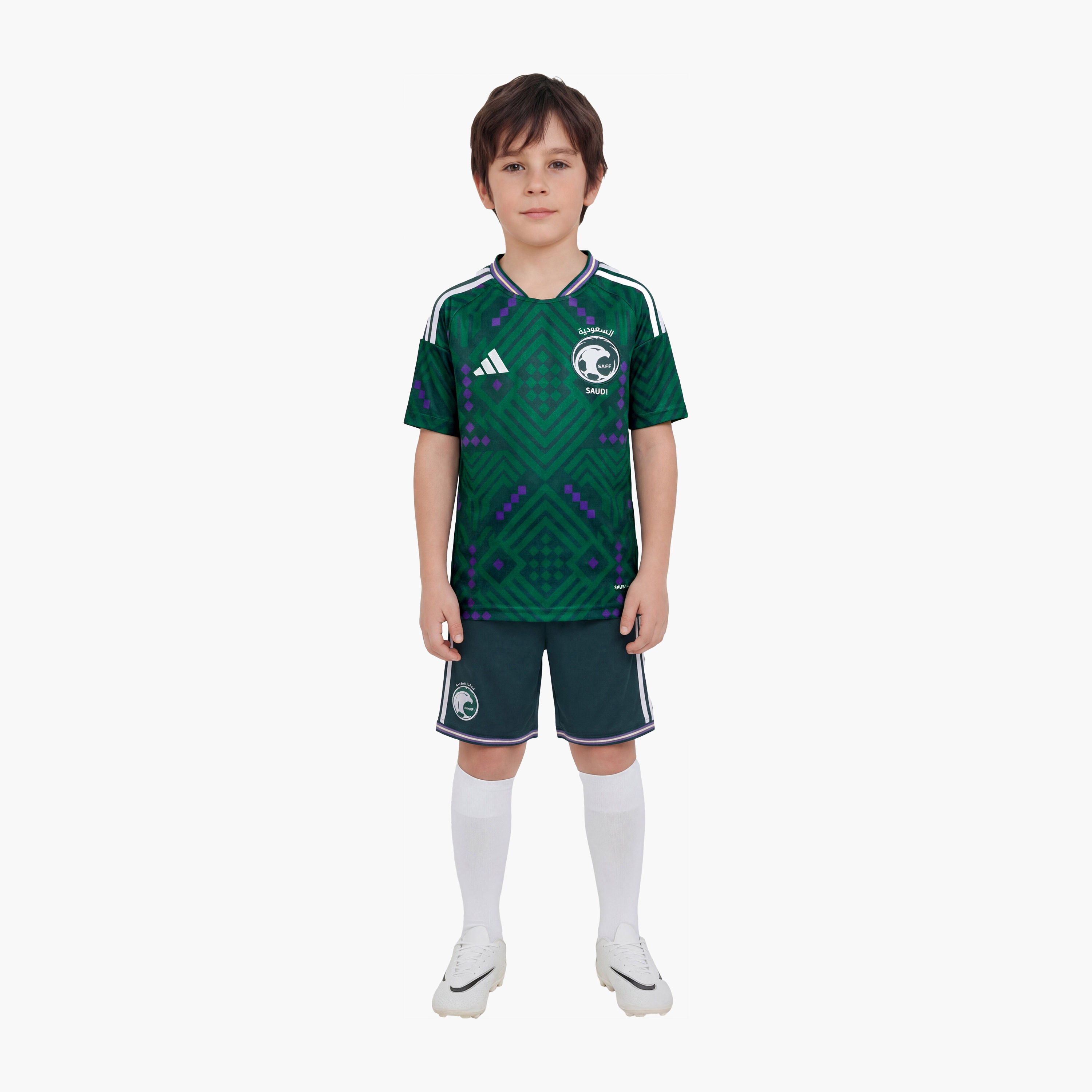اديداس - قميص منتخب السعودية الأساسي للأولاد لكأس العالم FIFA 2026-boys-clothing-sportswear-tops-image-2