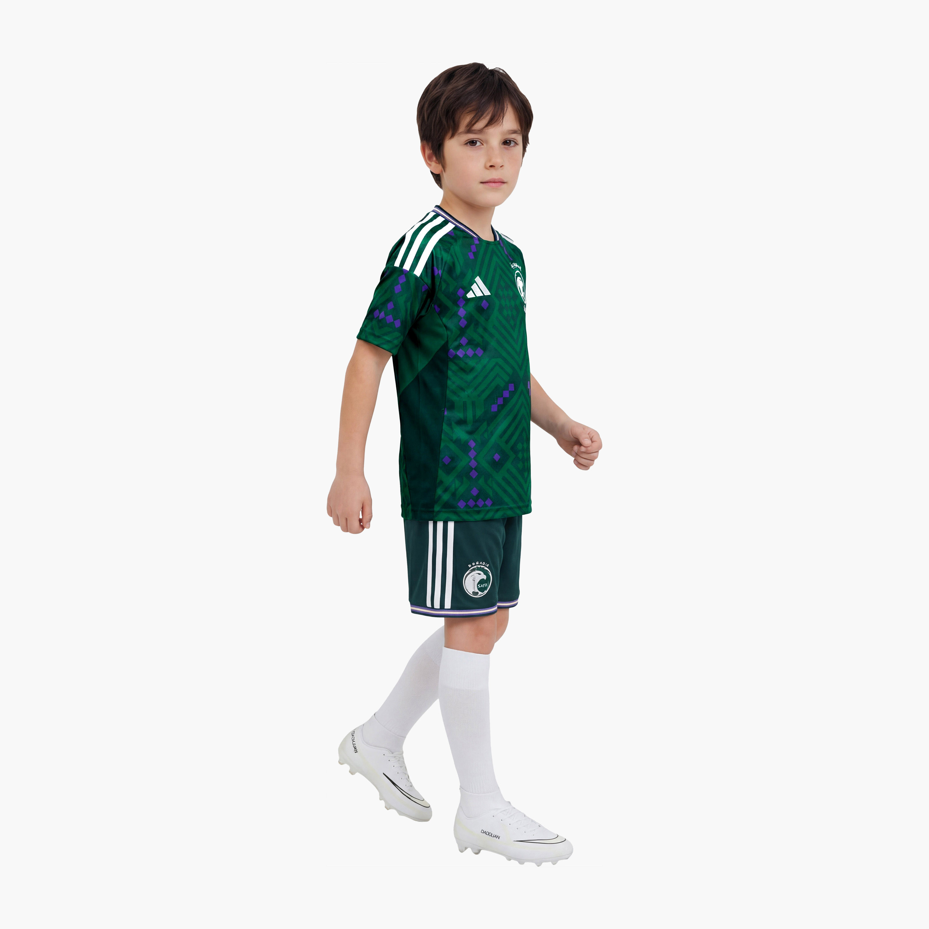 اديداس - قميص منتخب السعودية الأساسي للأولاد لكأس العالم FIFA 2026-boys-clothing-sportswear-tops-image-3