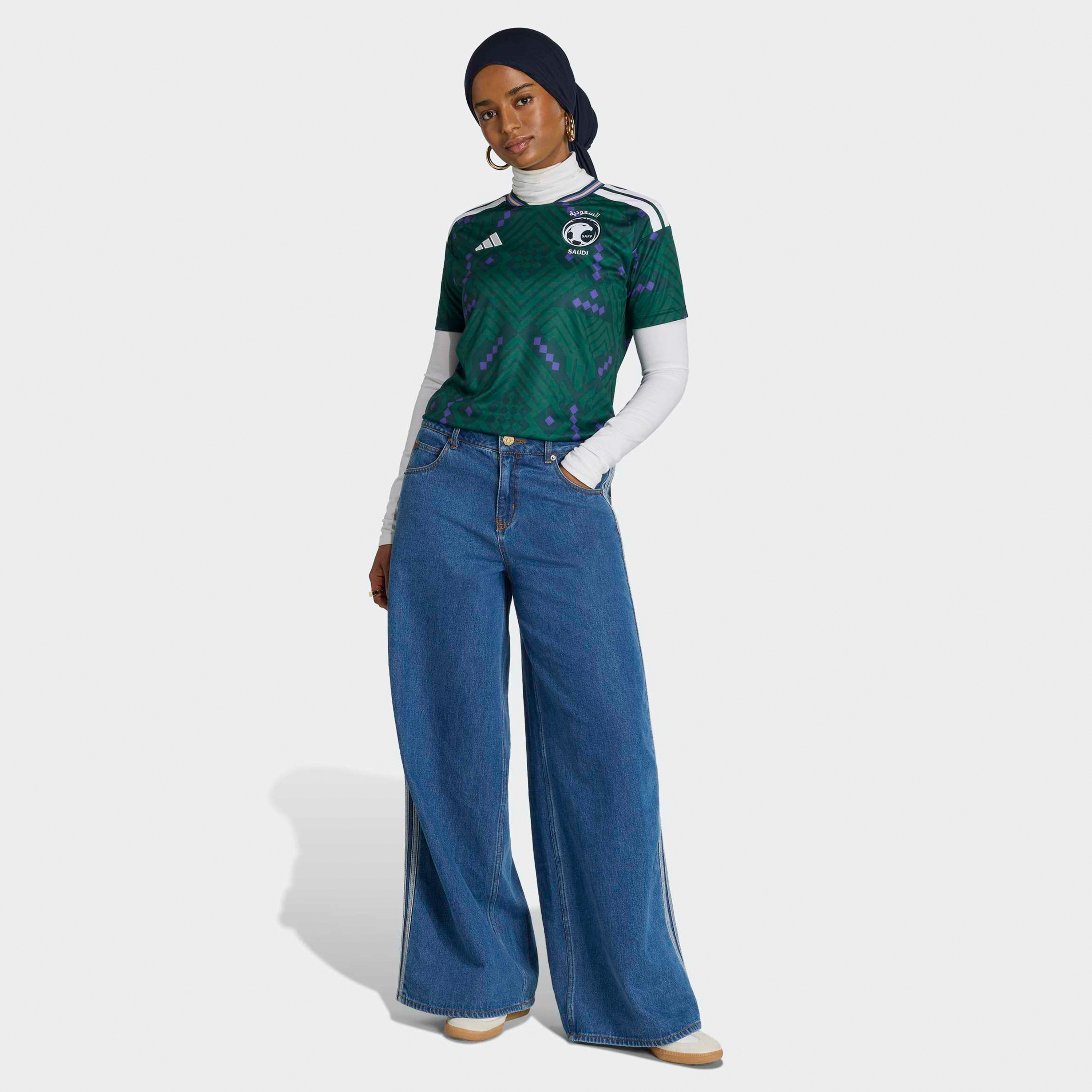 اديداس - قميص منتخب السعودية الأساسي للنساء لكأس العالم FIFA 2026-sports-women-clothing-tshirtsandvests-image-2